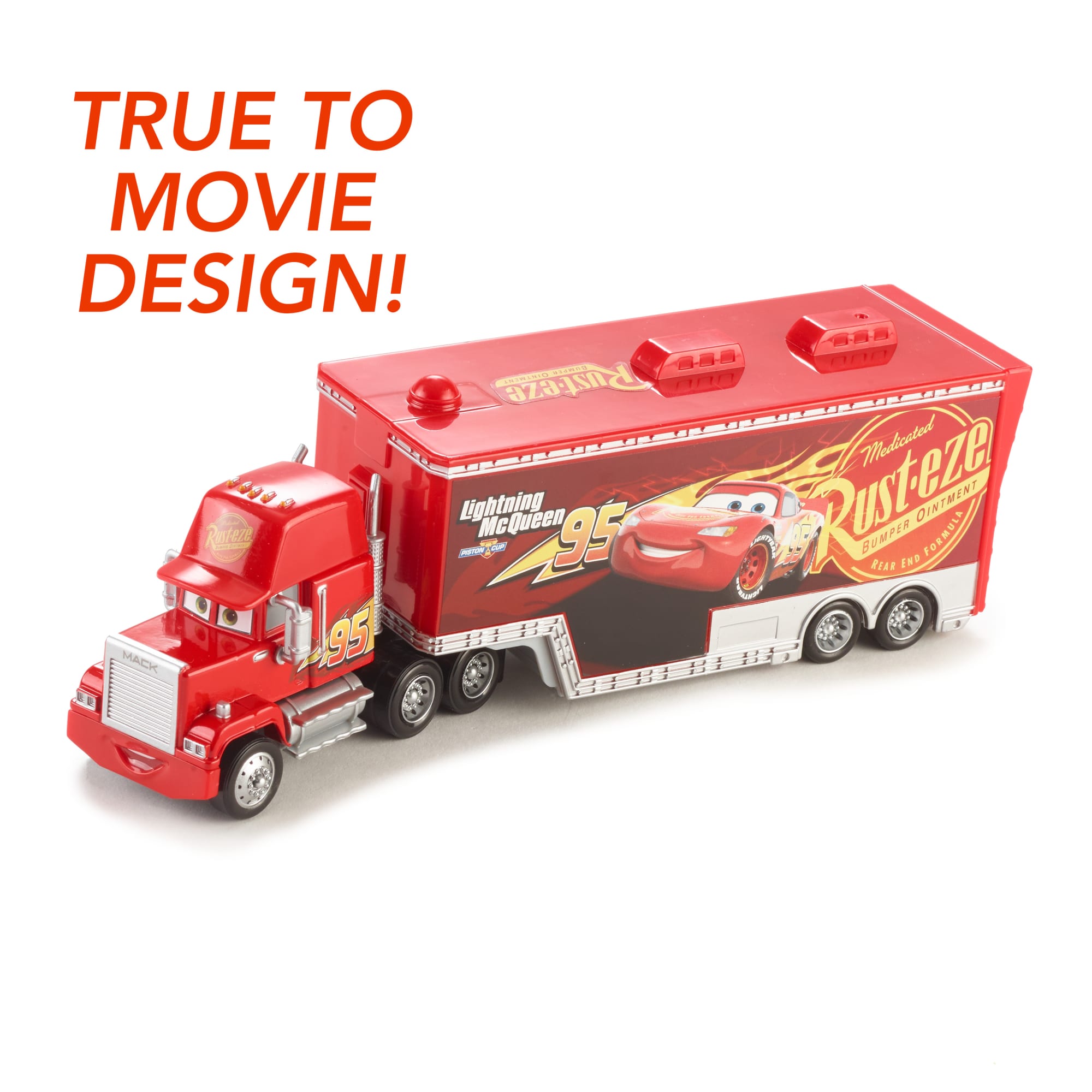 Disney And Pixar Cars Hauler Collection. Truck With Extendable Ramp - Image 3