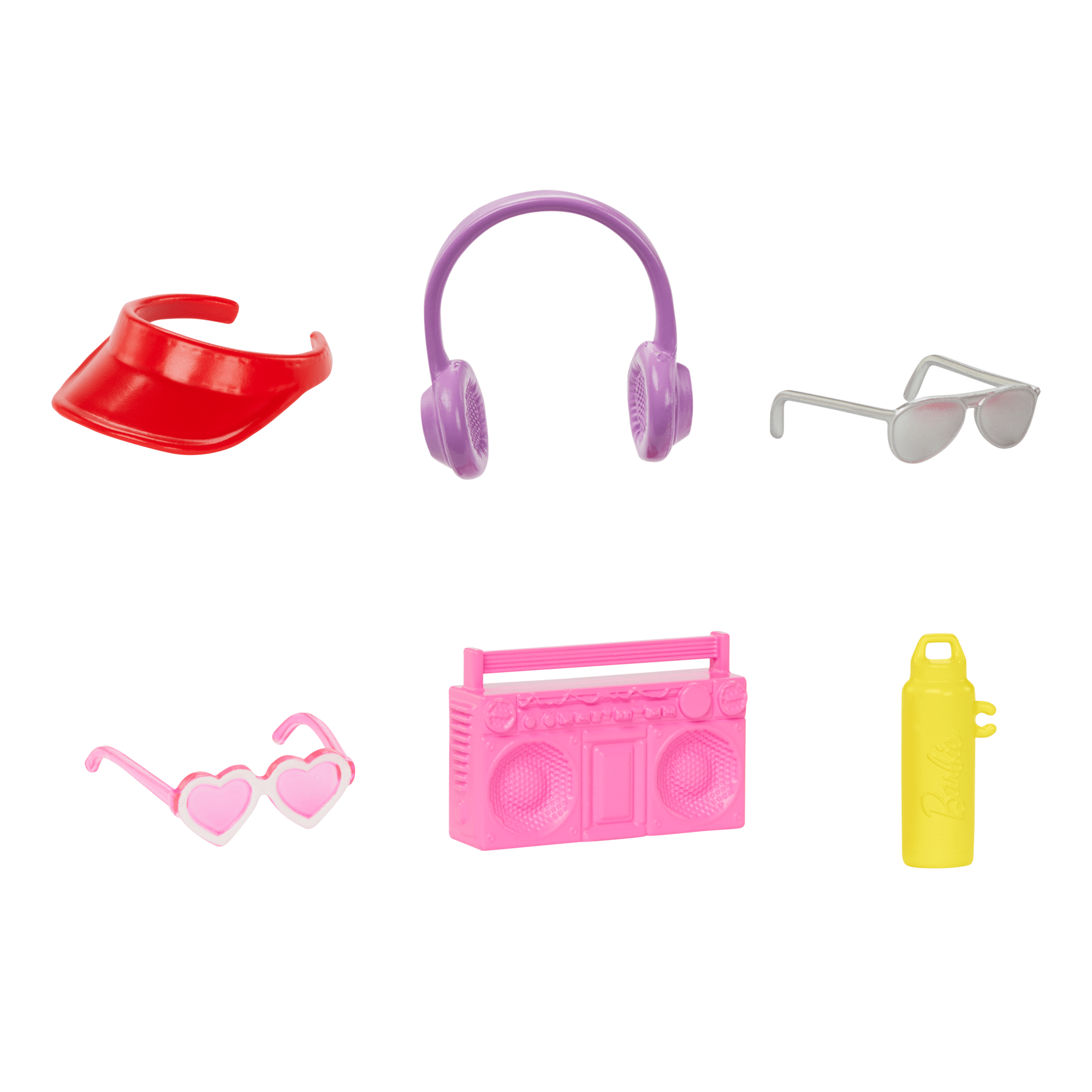 Barbie Fashionistas 2 Doll & 6 Accessories Set. Roller-Skating Theme. 65th Anniversary - Image 5