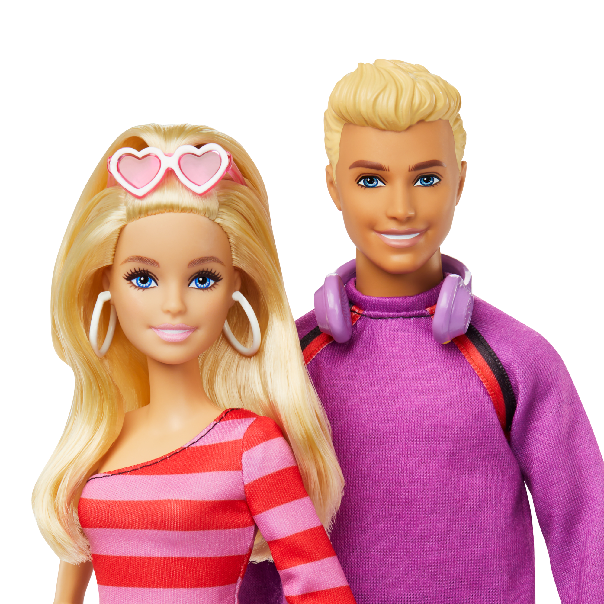 Barbie Fashionistas 2 Doll & 6 Accessories Set. Roller-Skating Theme. 65th Anniversary - Image 3