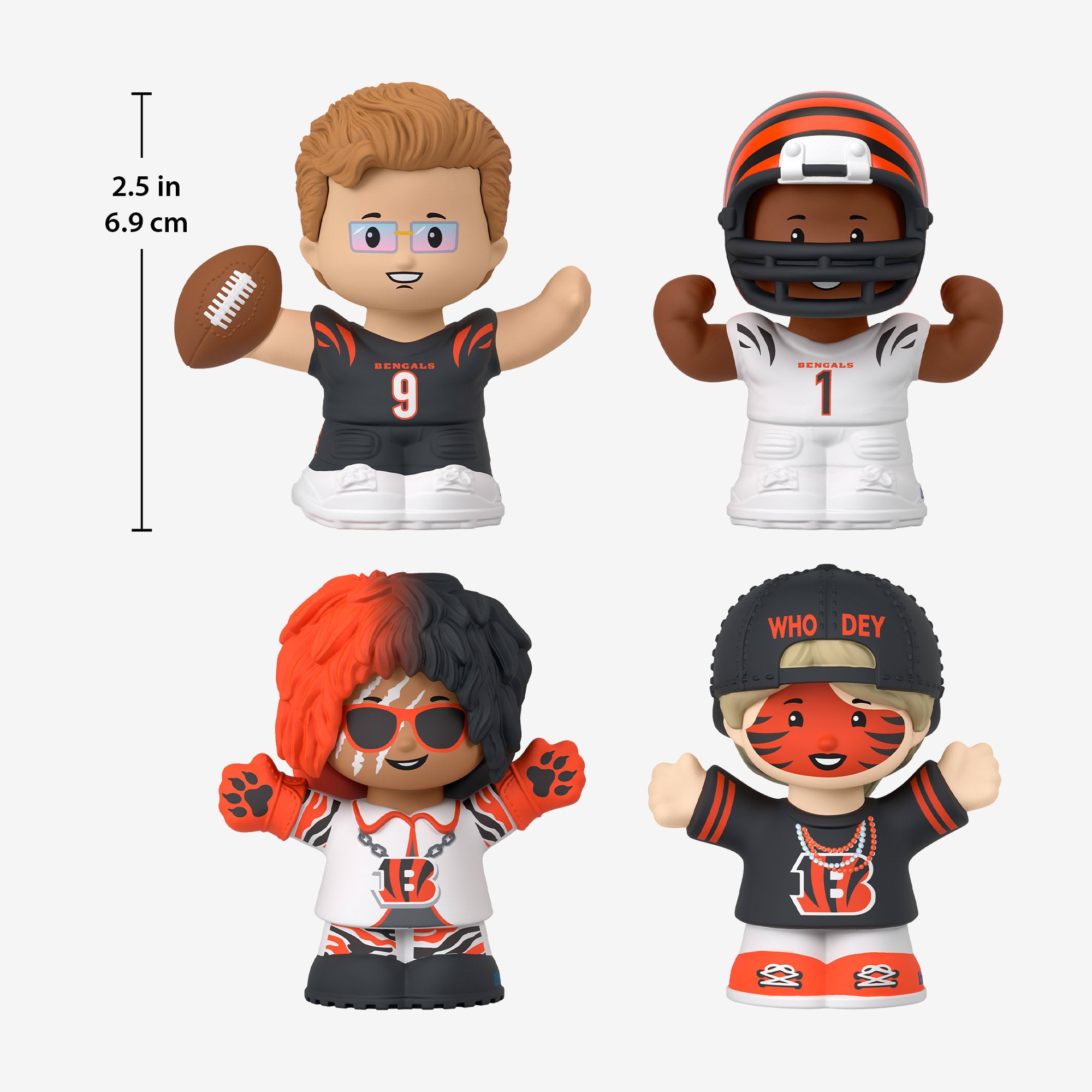 Little People Collector x NFL Cincinnati Bengals Set - Image 8