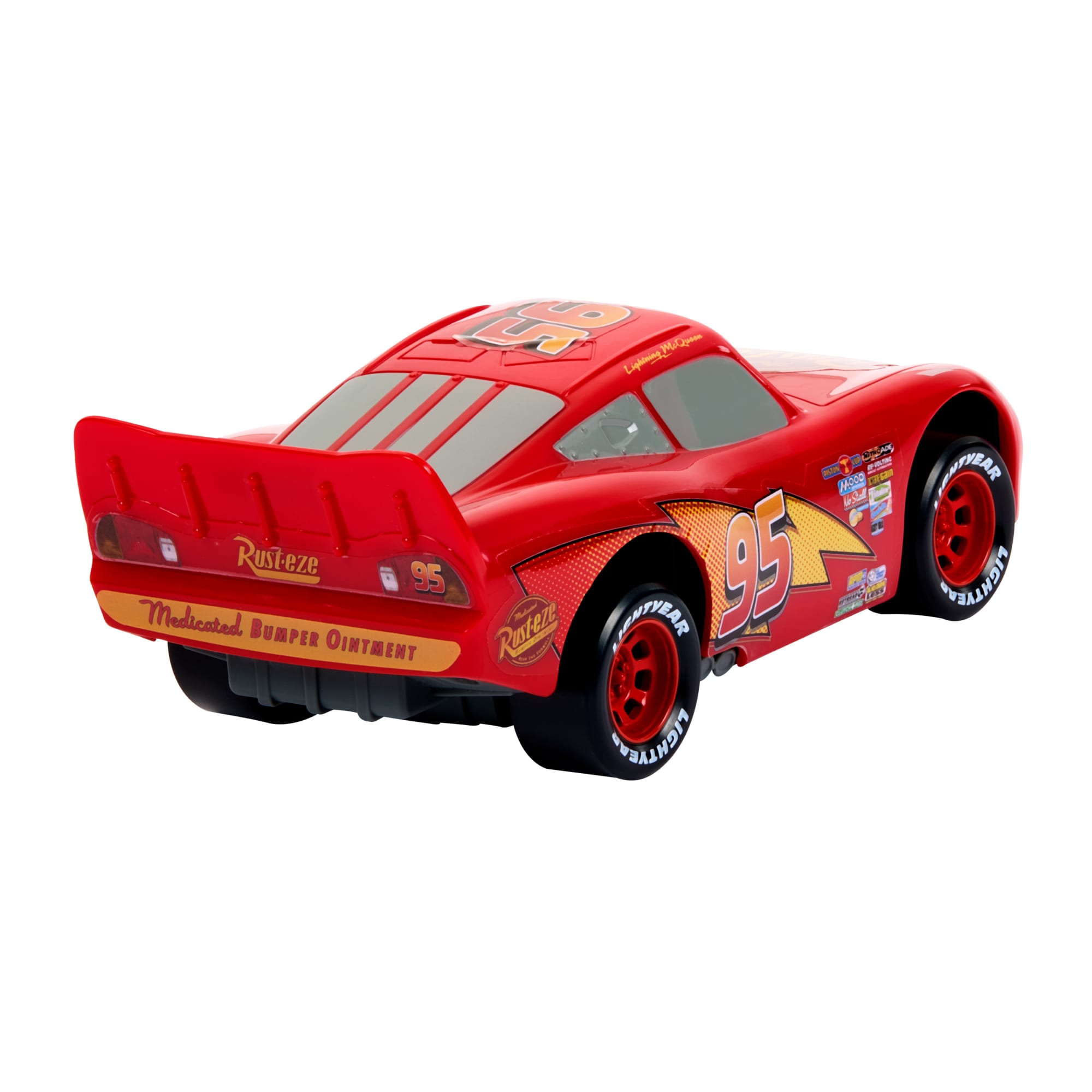 Disney And Pixar Cars Moving Moments Lightning Mcqueen Toy Car With Moving Eyes & Mouth - Image 4