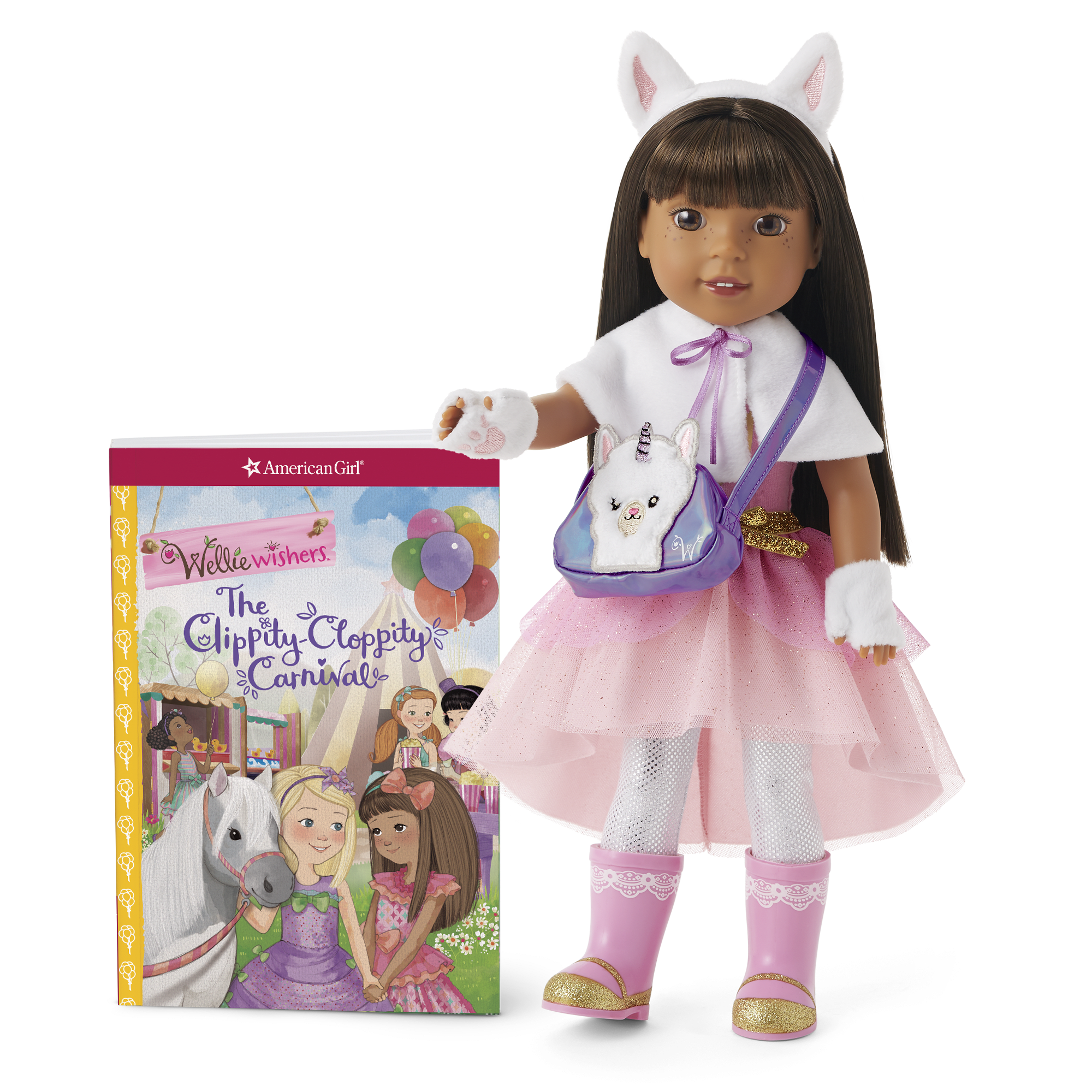 Ashlyn™ Doll. Book & Magical Llamacorn Accessories