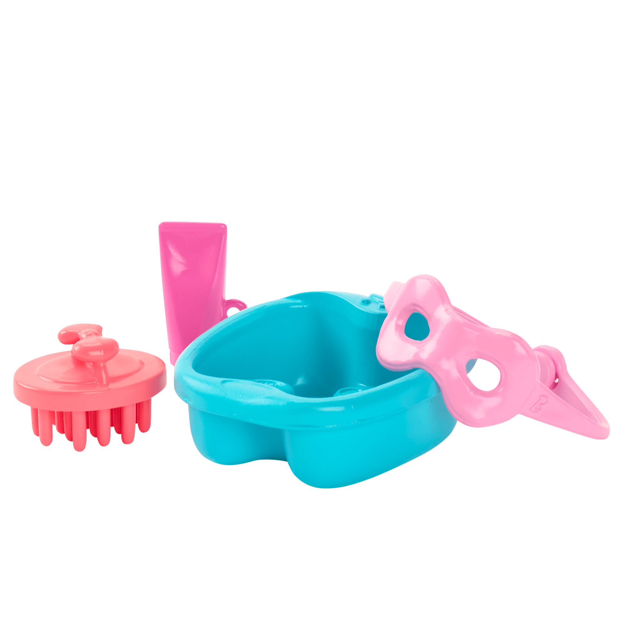 Barbie World Bathtime Toy Playset With 19 Dollhouse Accessories including Bathtub. Toilet. & Vanity - Image 4