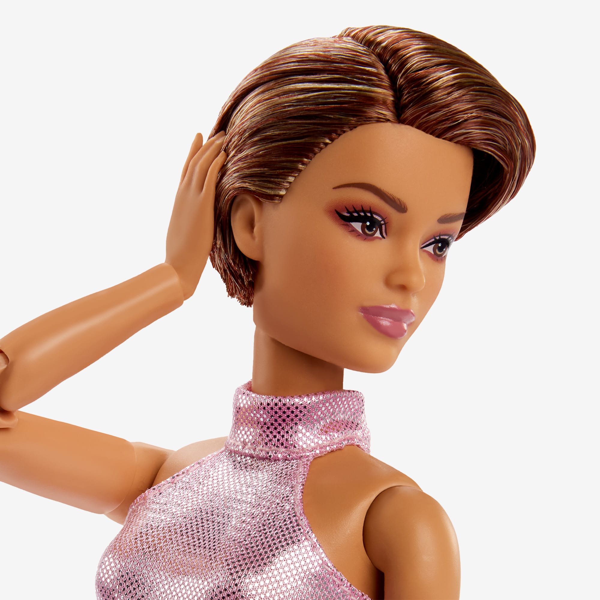 Barbie Looks Doll #22 (Petite. Short Auburn Hair) - Image 8