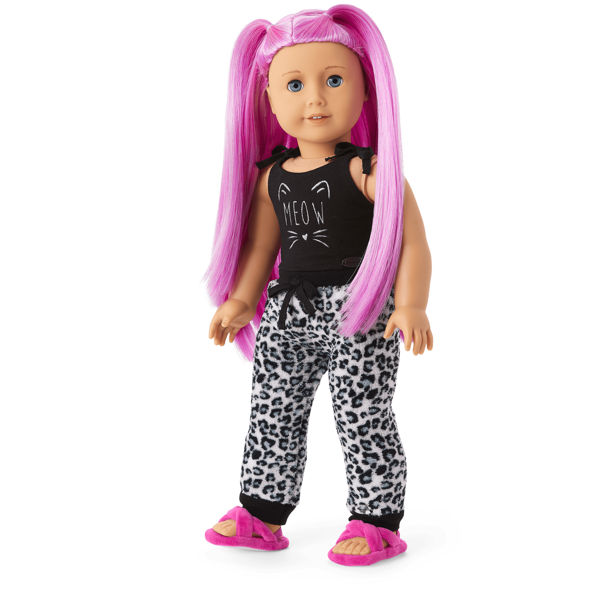 Snow Leopard Joggers for 18-inch Dolls - Image 2