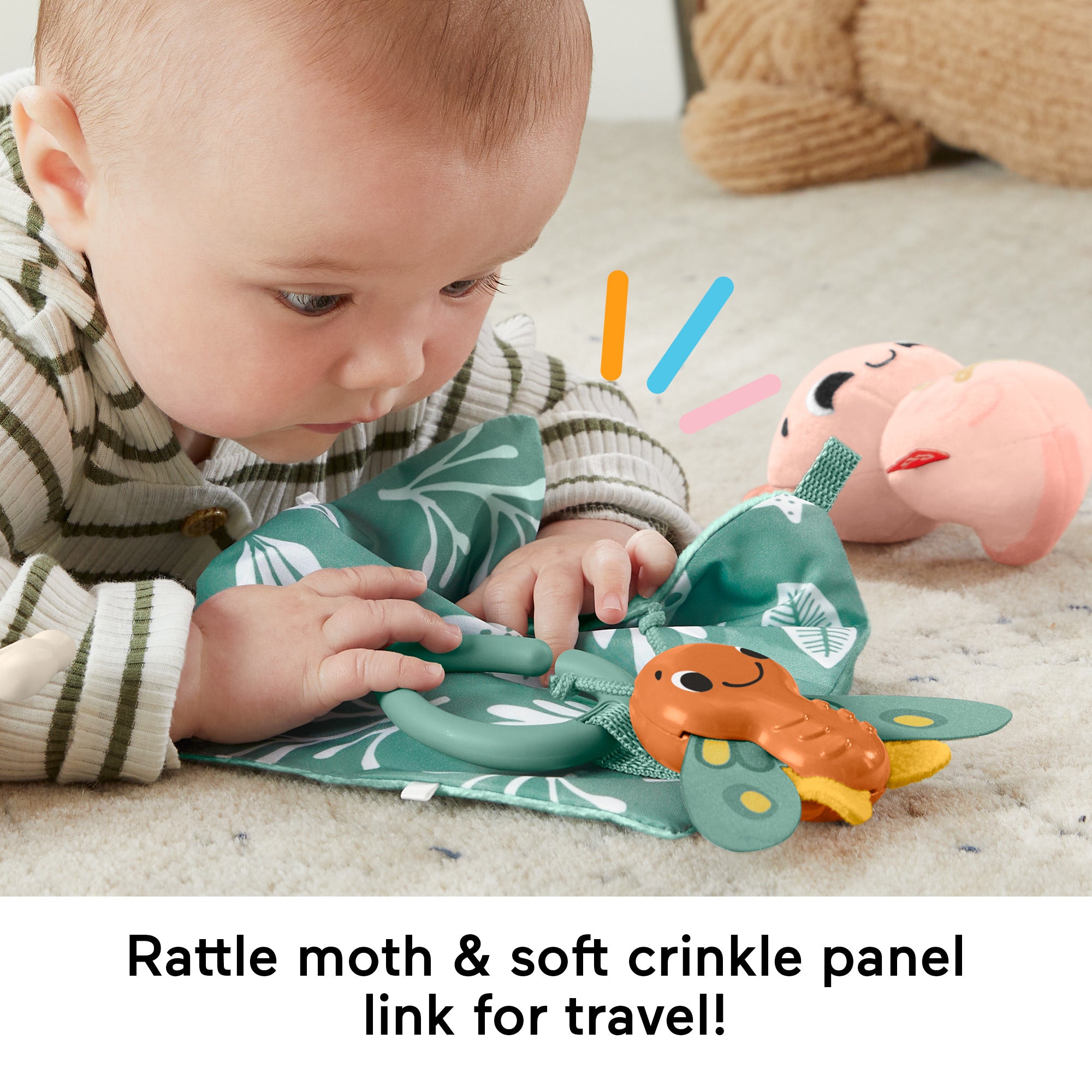 Fisher Price So Many Senses Gift Set. 4 Baby Sensory Toys With Fine Motor Activities - Image 5