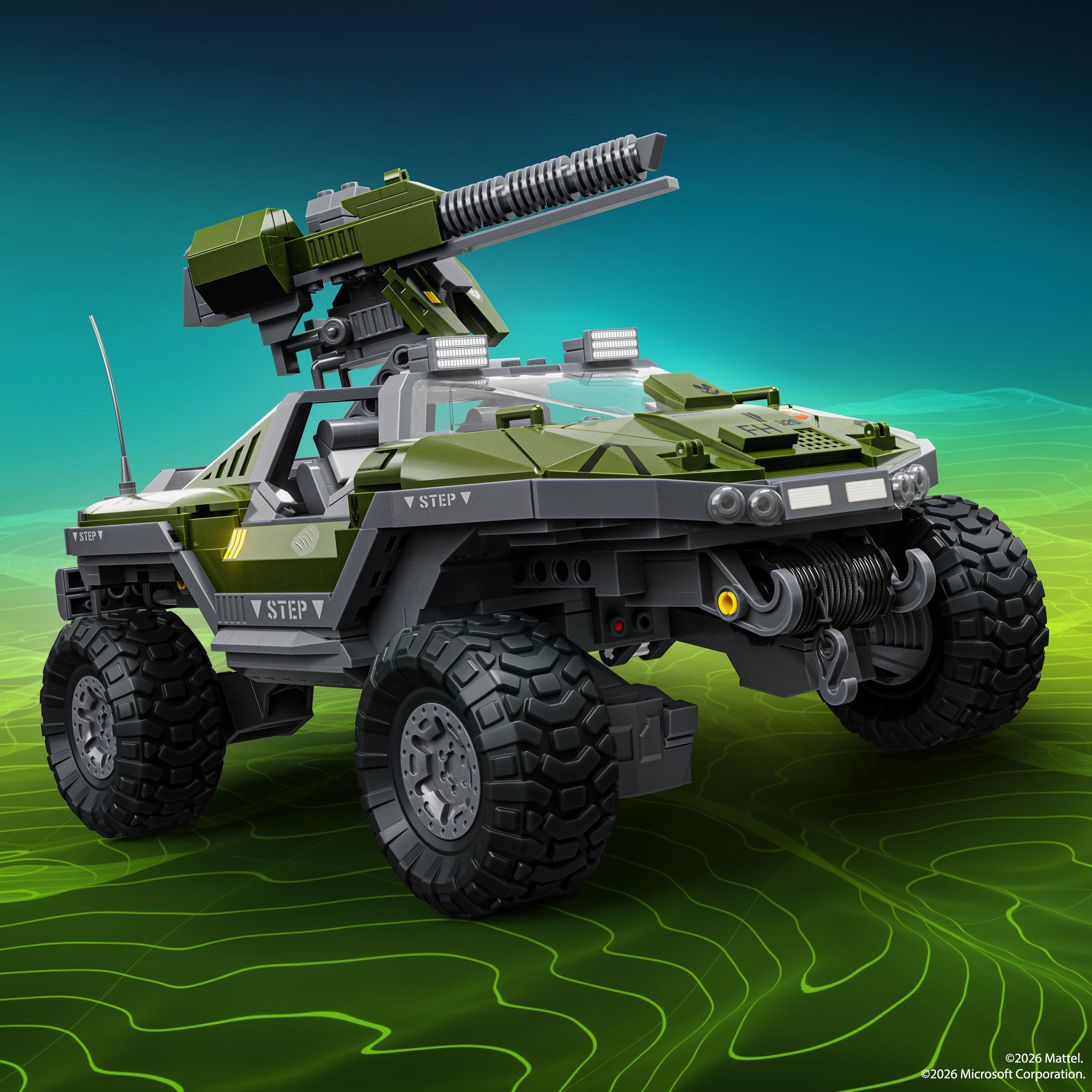 Hot Wheels-Coffret de Construction Véhicule Warthog Halo-935 Pièces - Image 4
