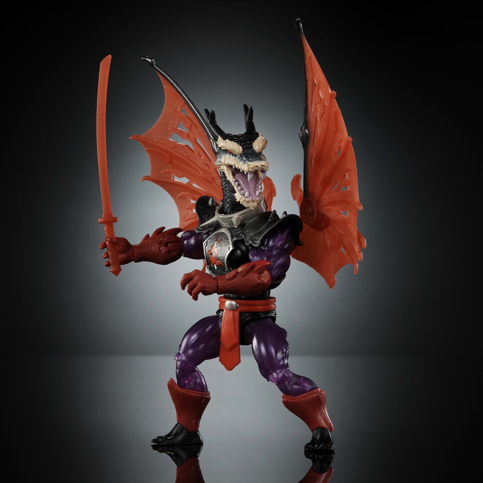 Masters of the Universe Turtles of Grayskull Figura de Acción Mutated Ninjor de 5.5 pulgadas - Image 4