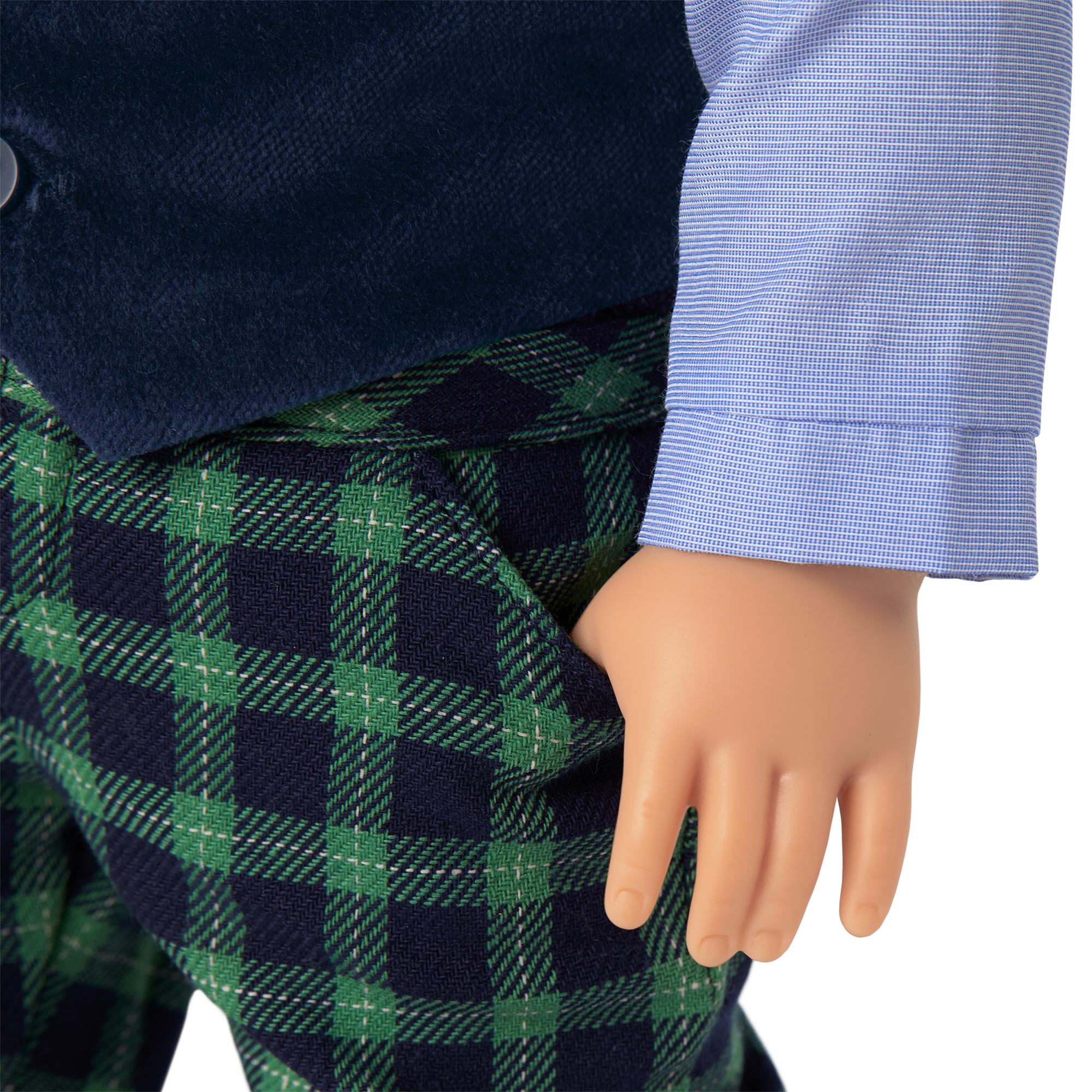 American Girl® x Janie and Jack Tartan Plaid Outfit for 18-inch Dolls - Image 5