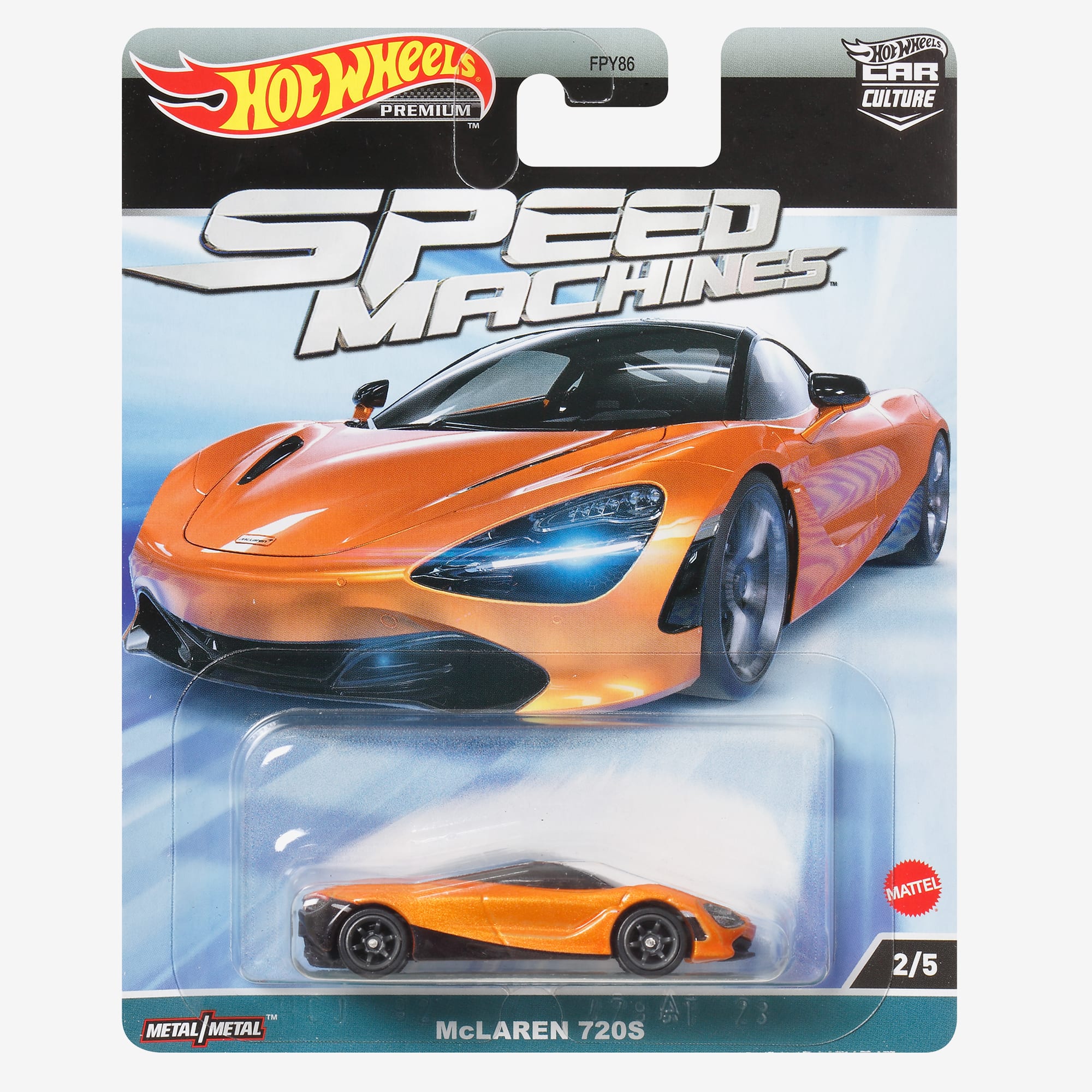 Hot Wheels Premium Car Culture Speed Machines – McLaren 720S - Image 2