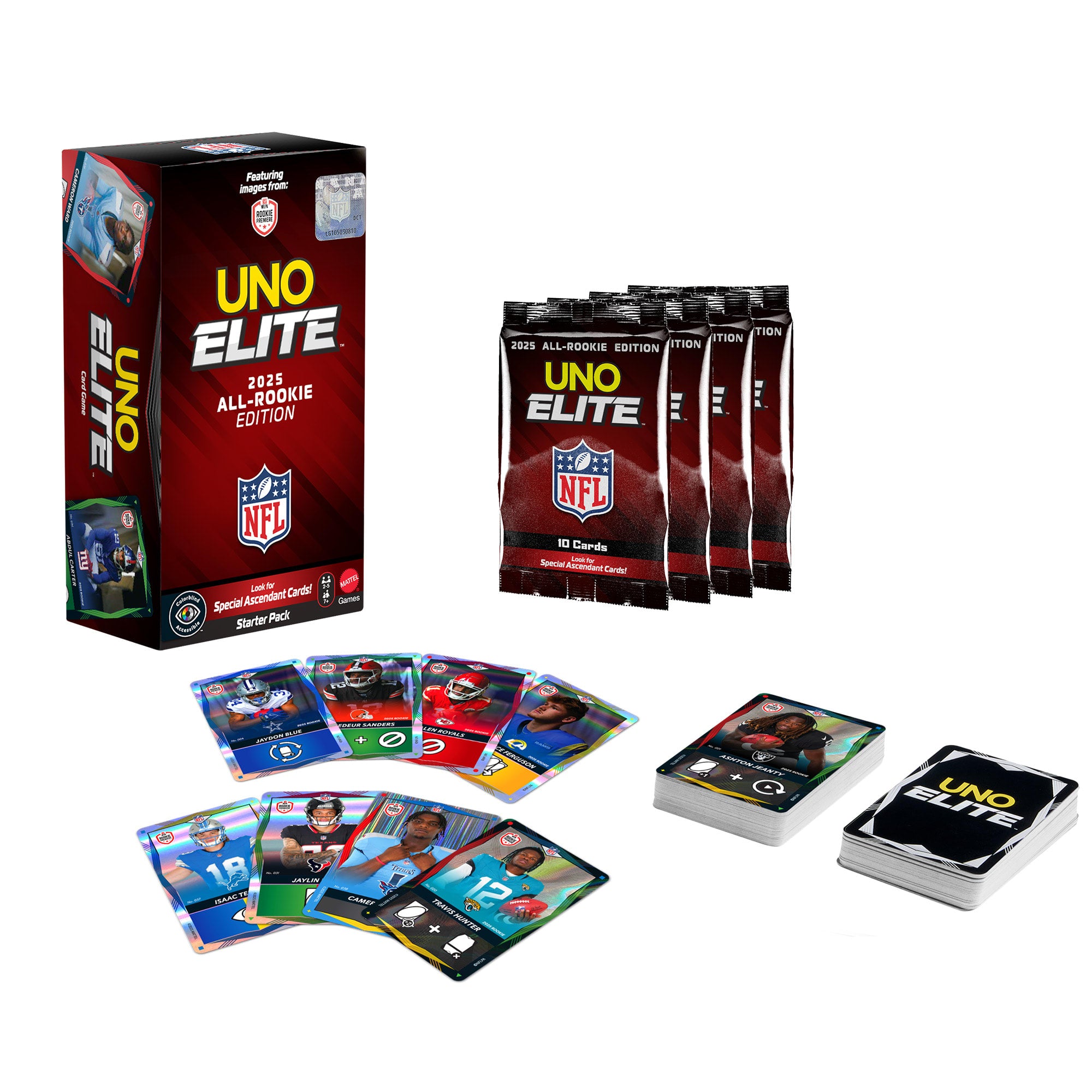 UNO Elite NFL 2025 All-Rookie Starter Pack - Image 9