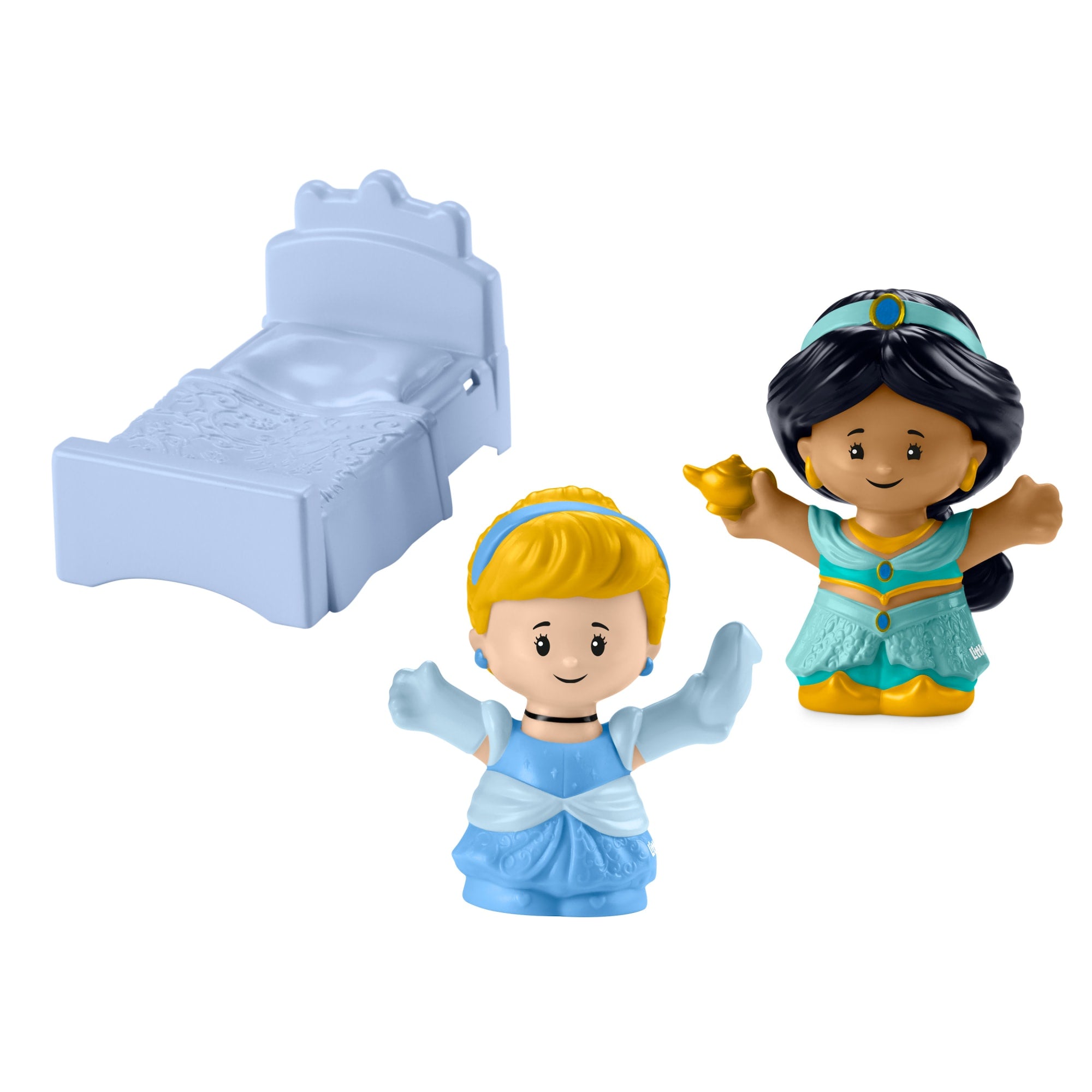 Princesses Disney-Coffret Pour Tout-Petits Little People-Château Lumières Magiques et Danse Avec 2 Figurines - Image 5