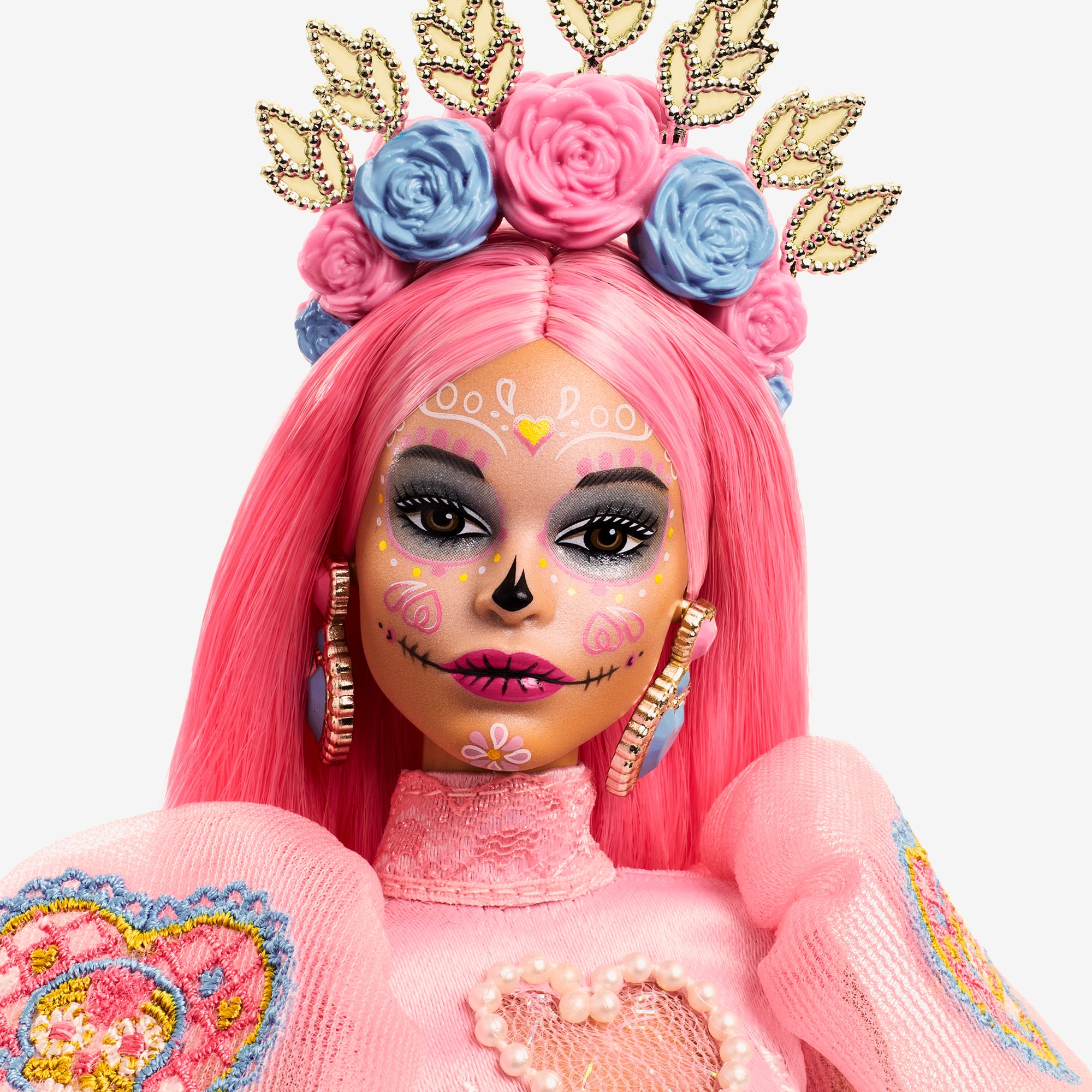2023 Día De Muertos Barbie x Pink Magnolia Doll - Image 12