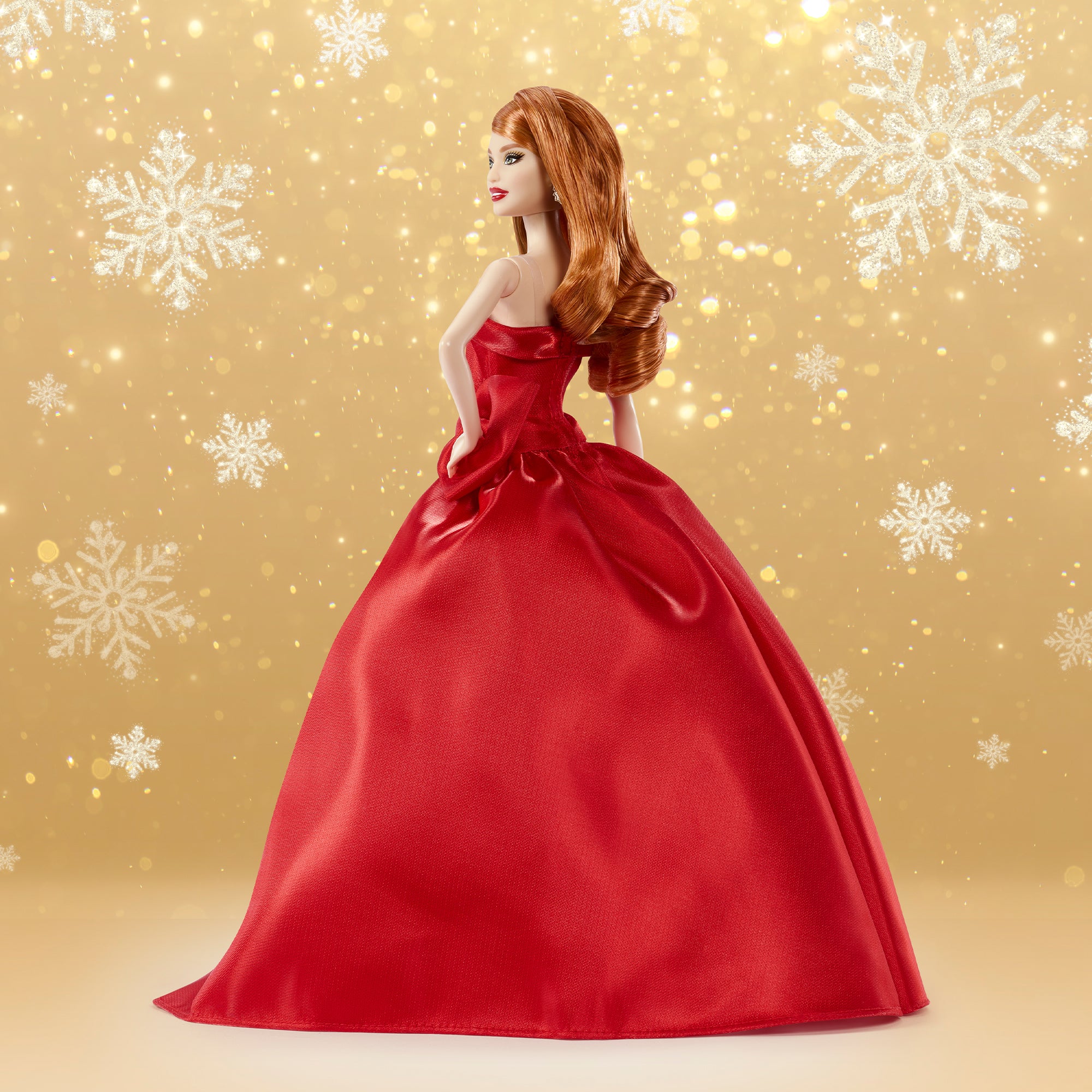 Barbie Signature 2026 Holiday Barbie Doll with Red Hair - Image 3