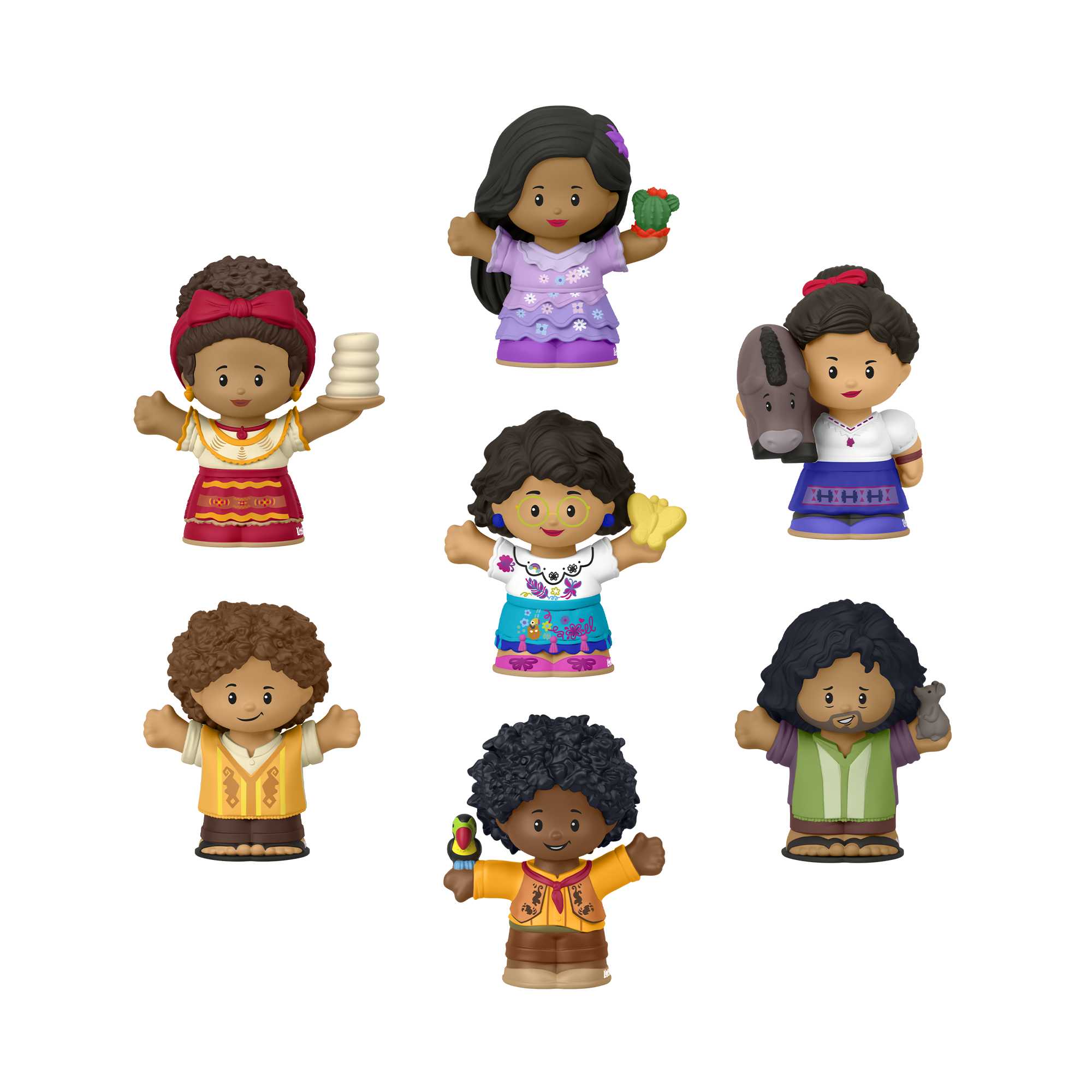 Disney Encanto Toys Set Of 7 Fisher-Price Little People Figures For Toddlers And Preschool Kids