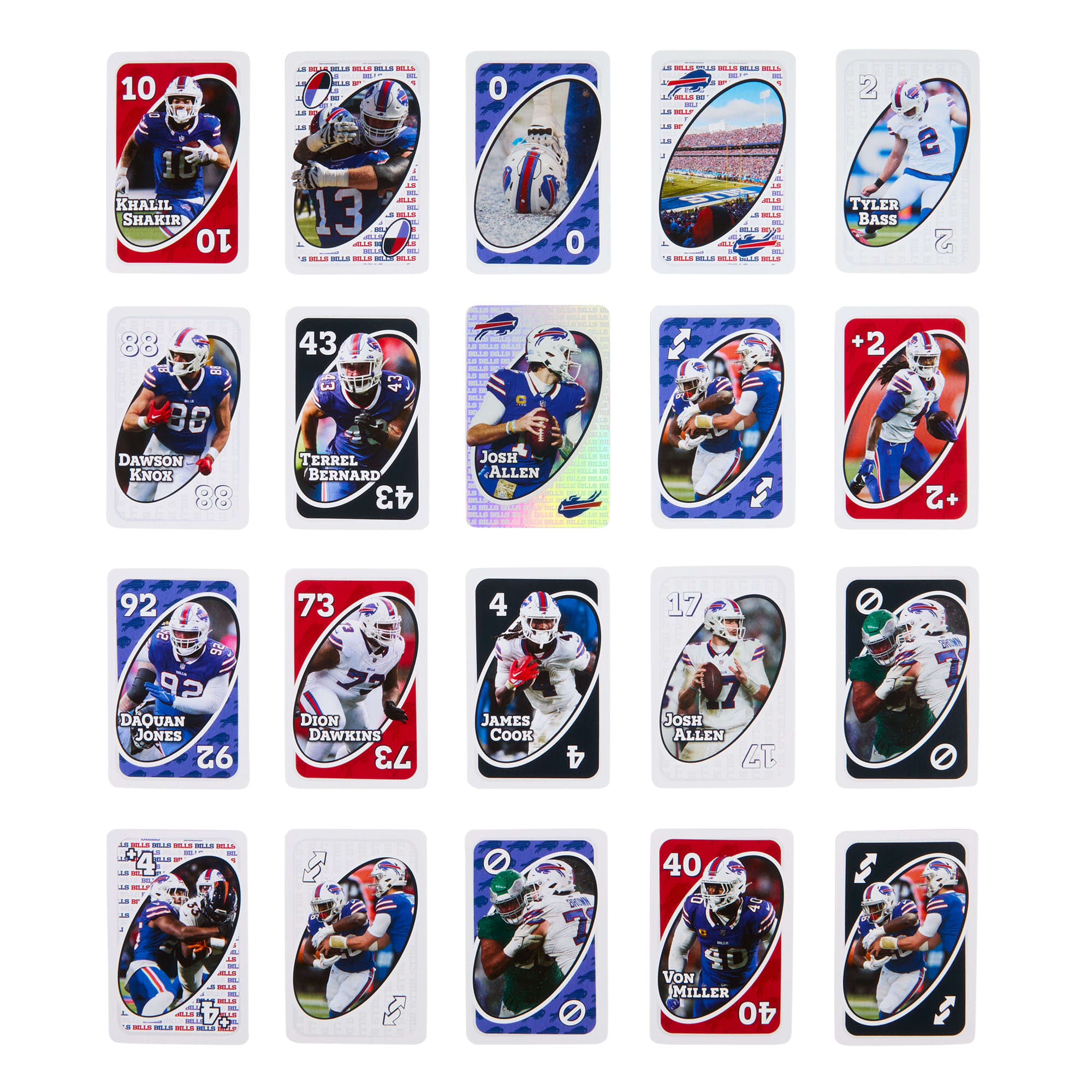 UNO Fandom NFL Buffalo Bills Game Deck - Image 8