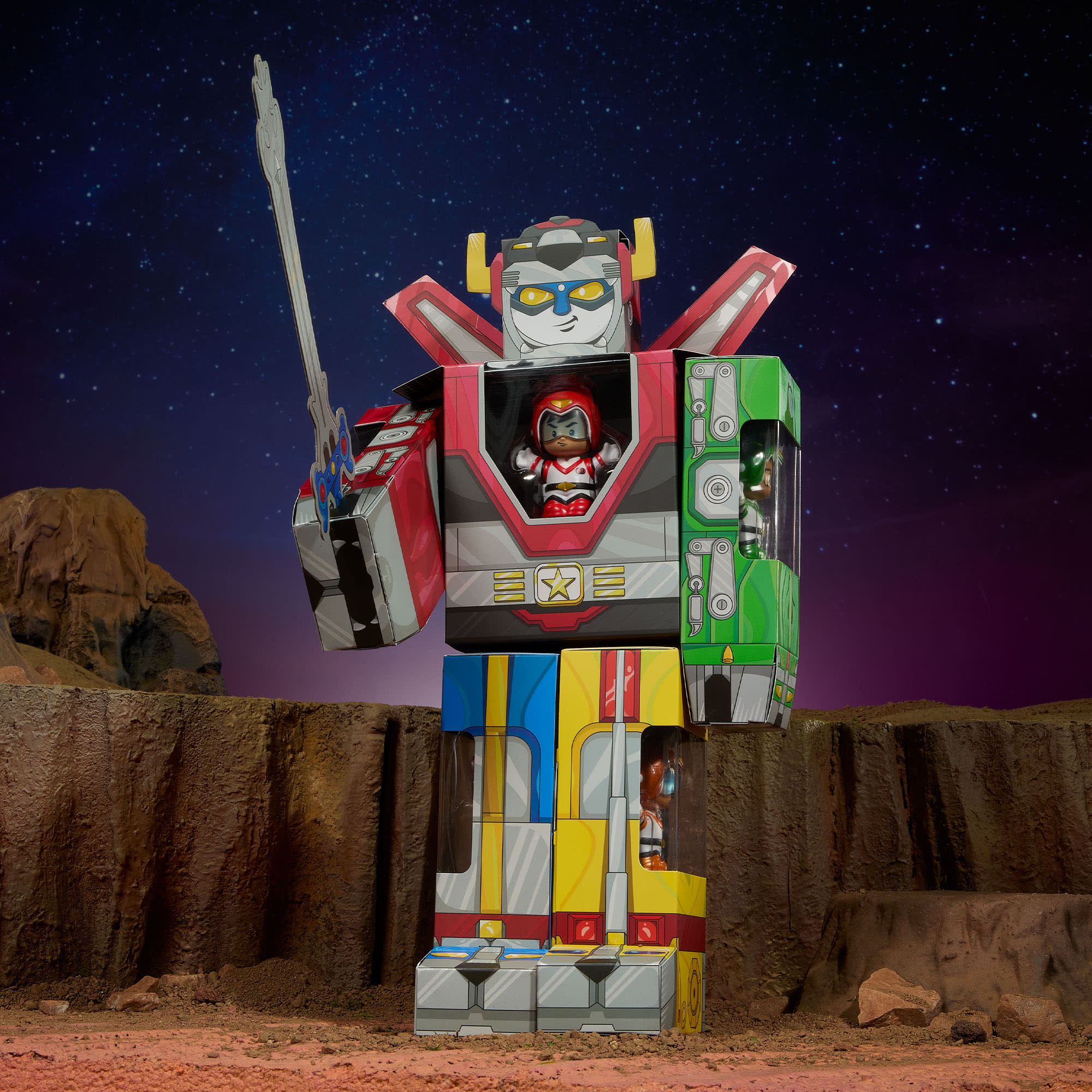 Little People Collector Voltron 40th Anniversary Gold Label Set - Image 7