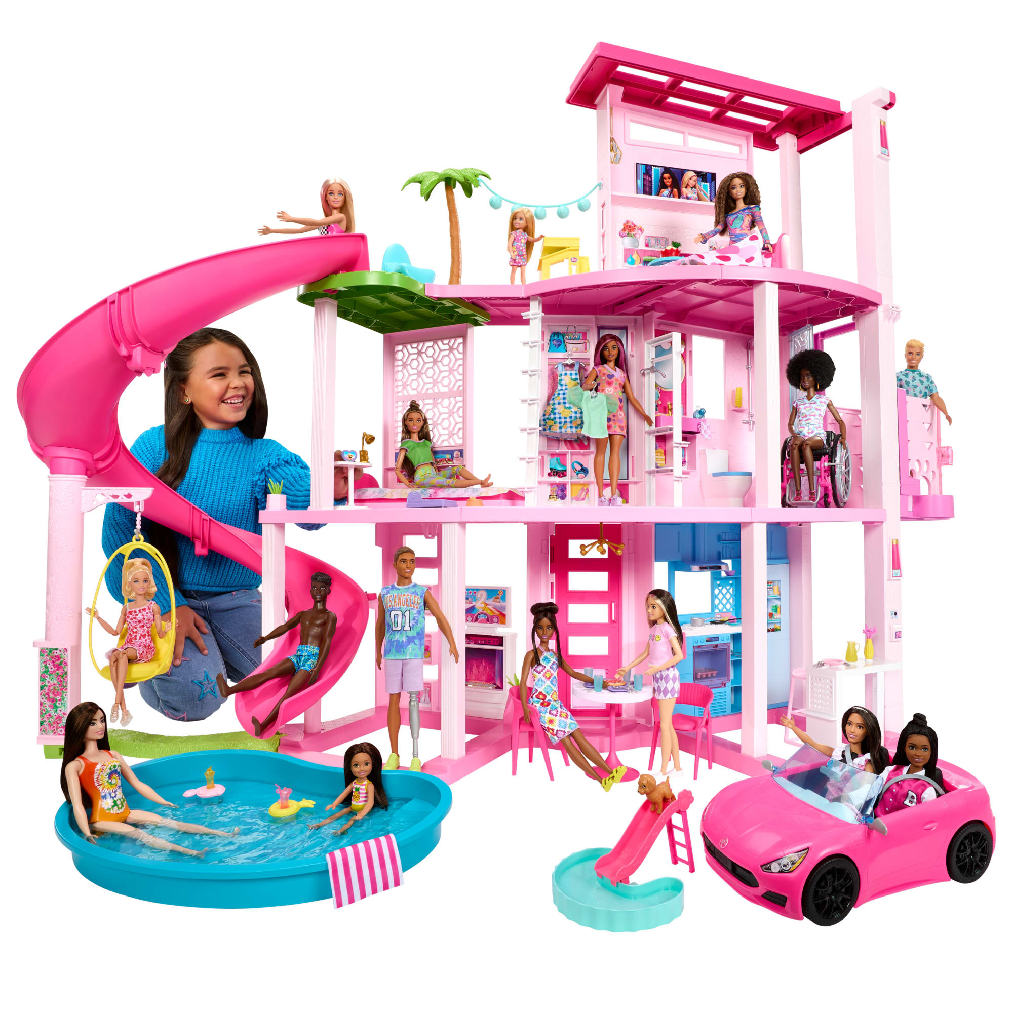 Barbie® Coffret de Jeu Maison de Rêve. 3 Étages. 75+ Éléments - Image 2