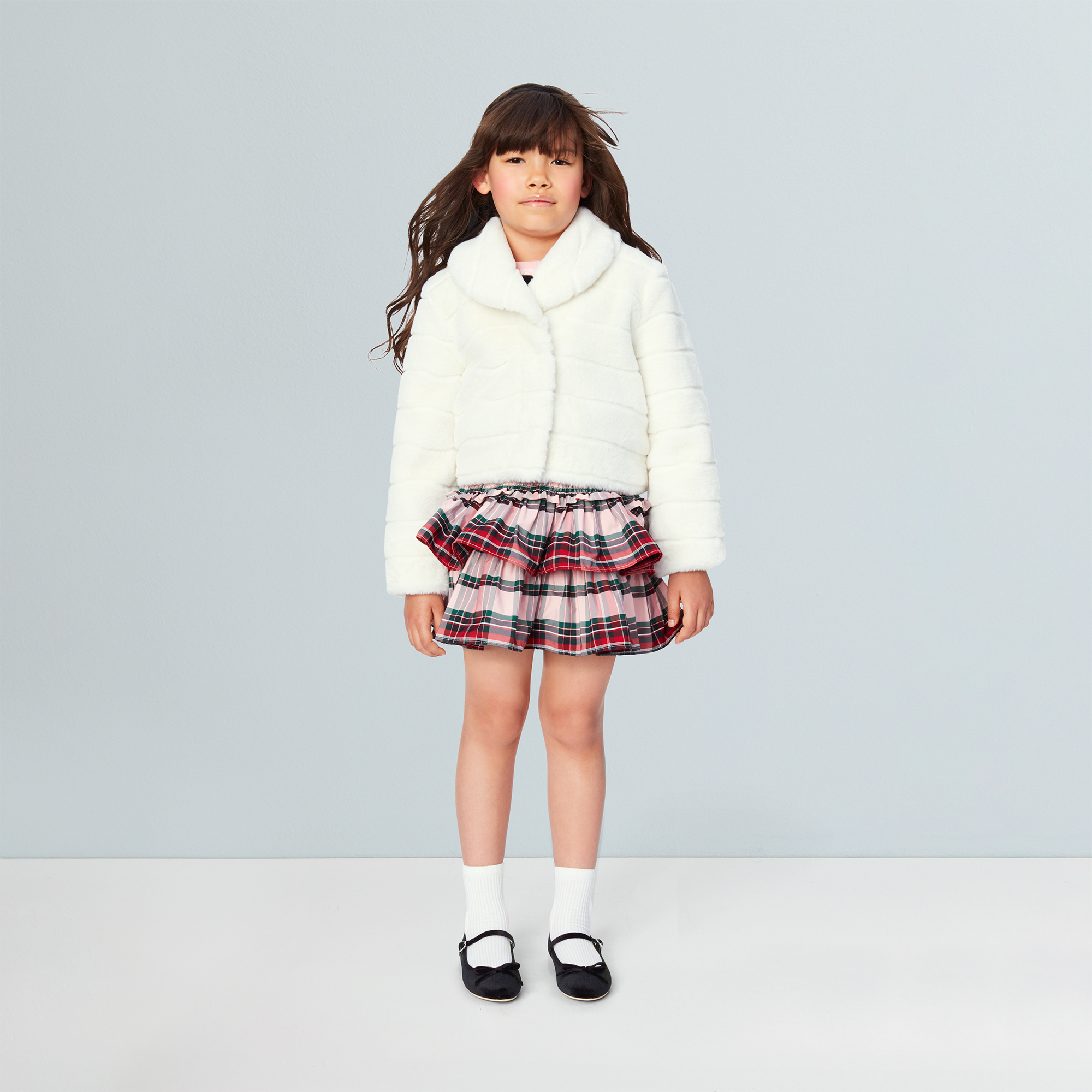 American Girl® x Janie and Jack Winter-White Jacket for Girls - Image 4