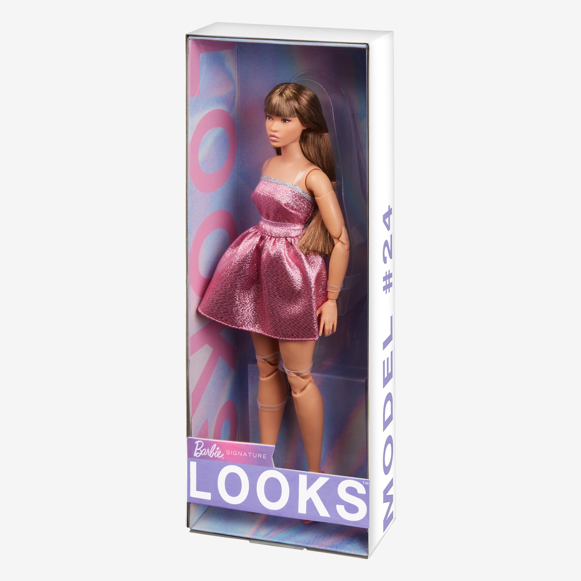 Barbie Looks Doll #24 (Curvy. Long Brown Hair) - Image 14