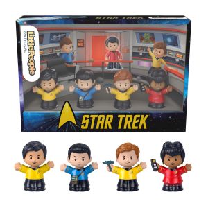 Little People Collector Star Trek Special Edition Set For Fans. 4 Figures in Gift Package