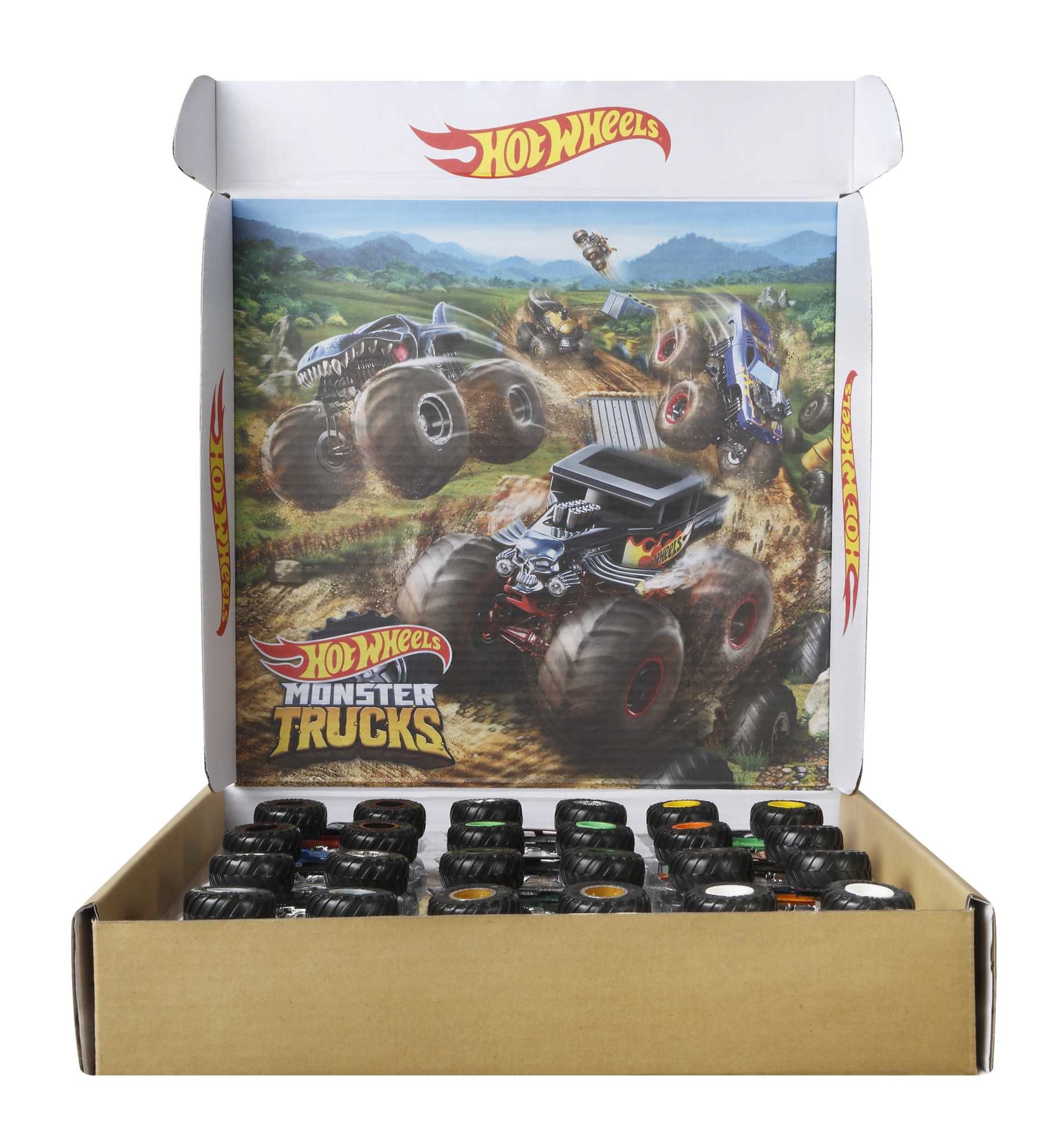 Hot Wheels Monster Trucks. Set Of 12 1:64 Die-Cast Toy Trucks For Kids - Image 5