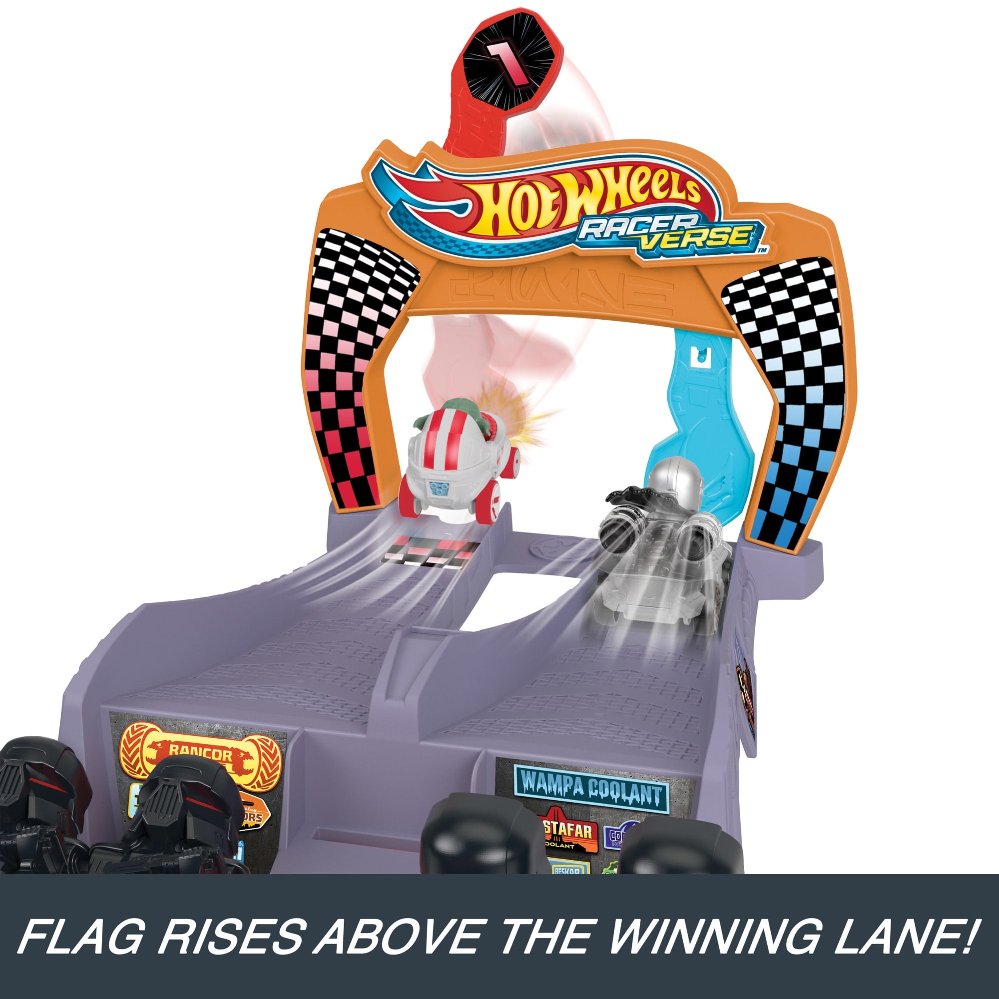 Hot Wheels Racerverse Star Wars Track Set With 2 Racers inspired By Star Wars: Grogu & The Mandalorian - Image 5
