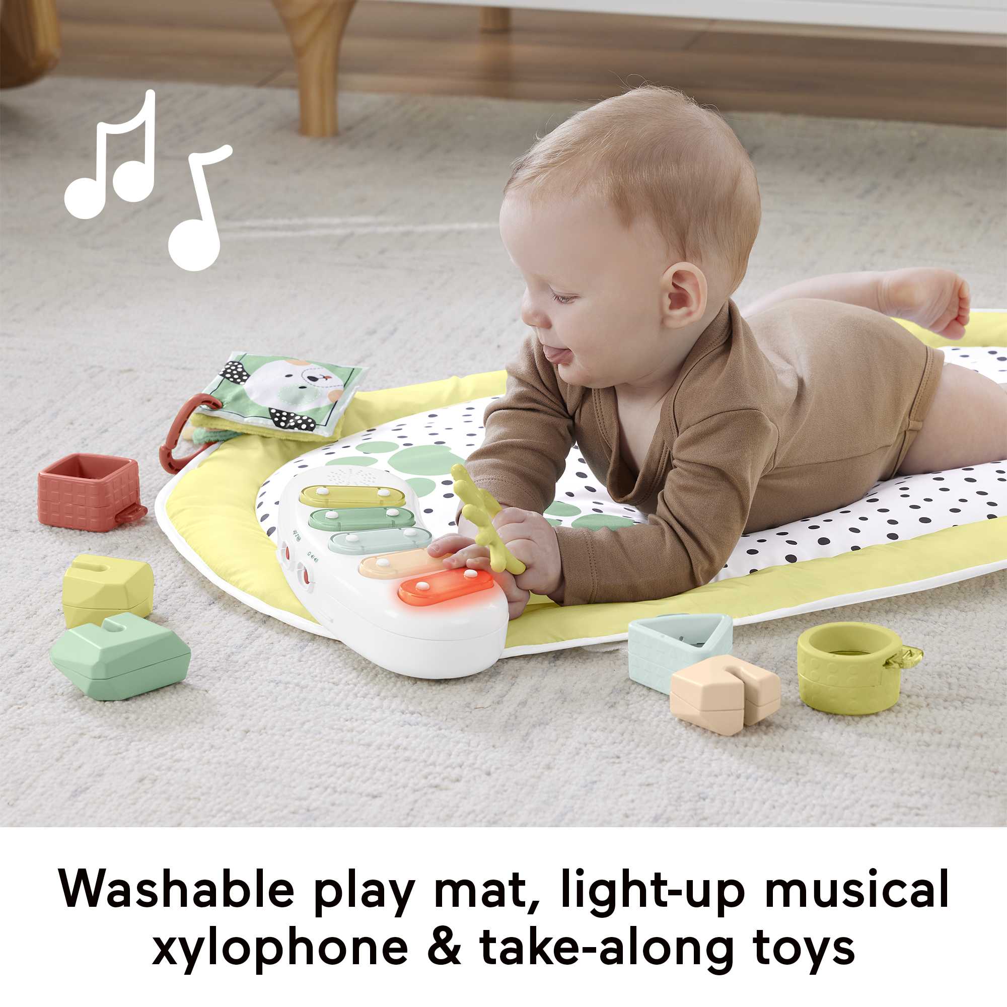 Fisher-Price 3-in-1 Baby Activity Center With Lights & Sounds. Play Mat. Toddler Toy. Snugapuppy - Image 3