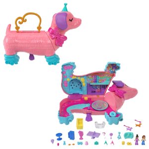 Polly Pocket La Fête des Chiots. 2 Poupées