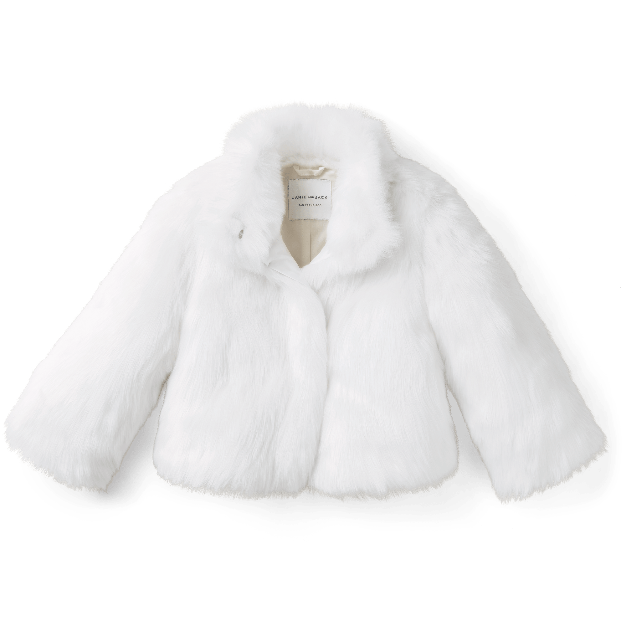 American Girl® x Janie and Jack Soft as Snow Fur Jacket for Girls - Image 3
