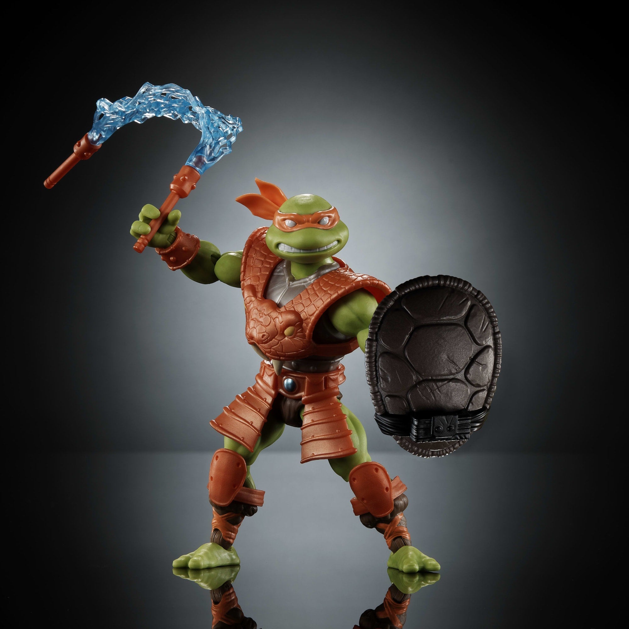 Masters of the Universe Turtles of Grayskull Figura de Acción Michelangelo de 5.5 pulgadas - Image 3