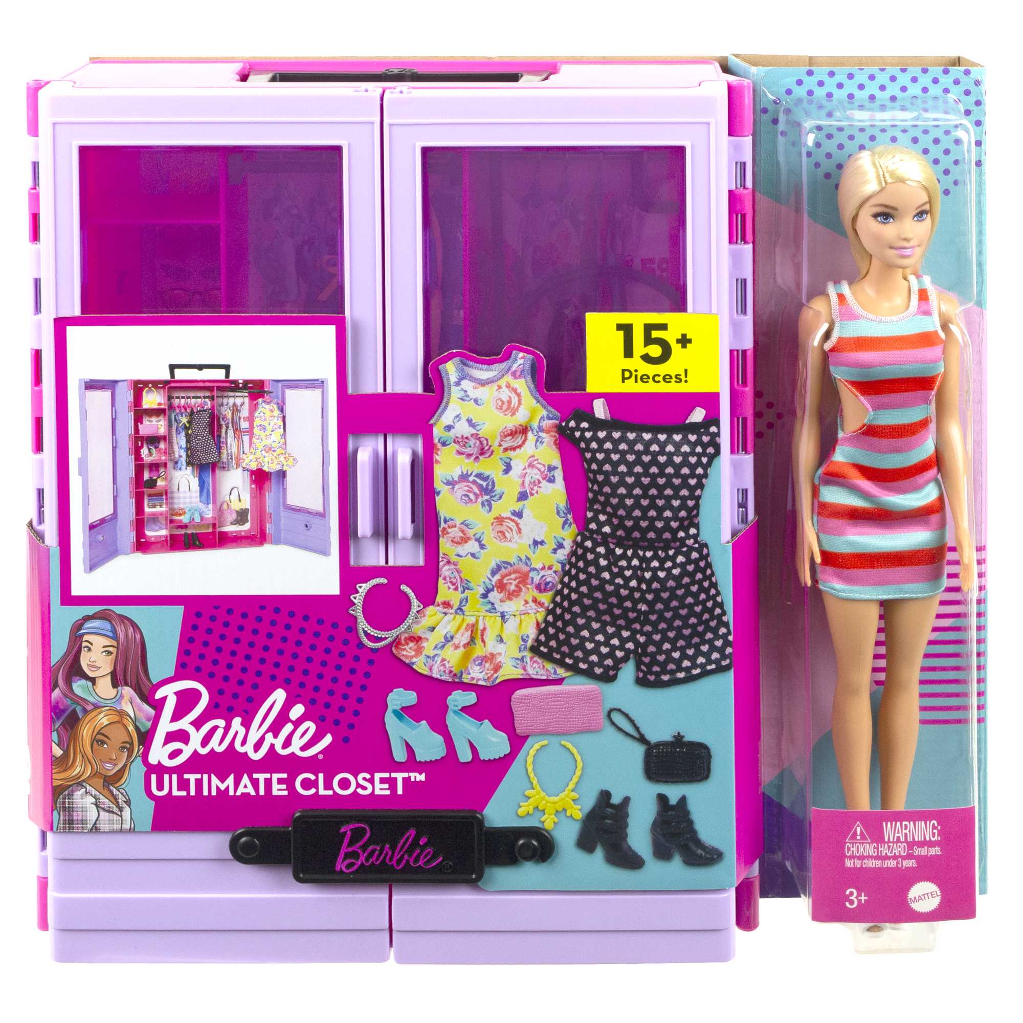 Barbie Fashion & Beauty Set de Juego Clóset de Lujo con Muñeca - Image 6