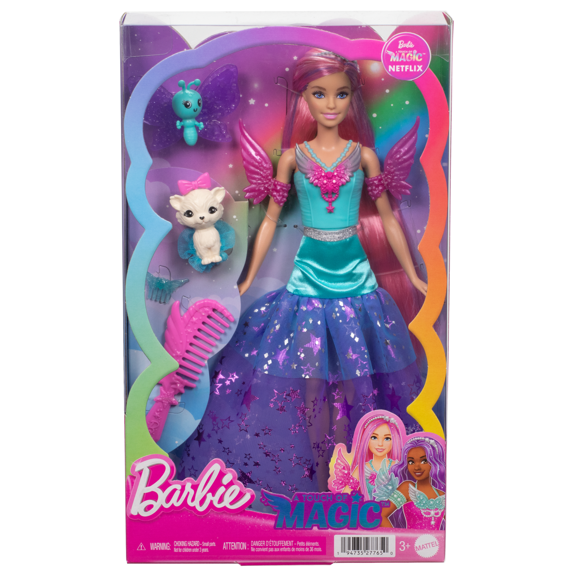 Barbie Doll With 2 Fantasy Pets. Barbie Malibu From Barbie A Touch Of Magic - Image 6