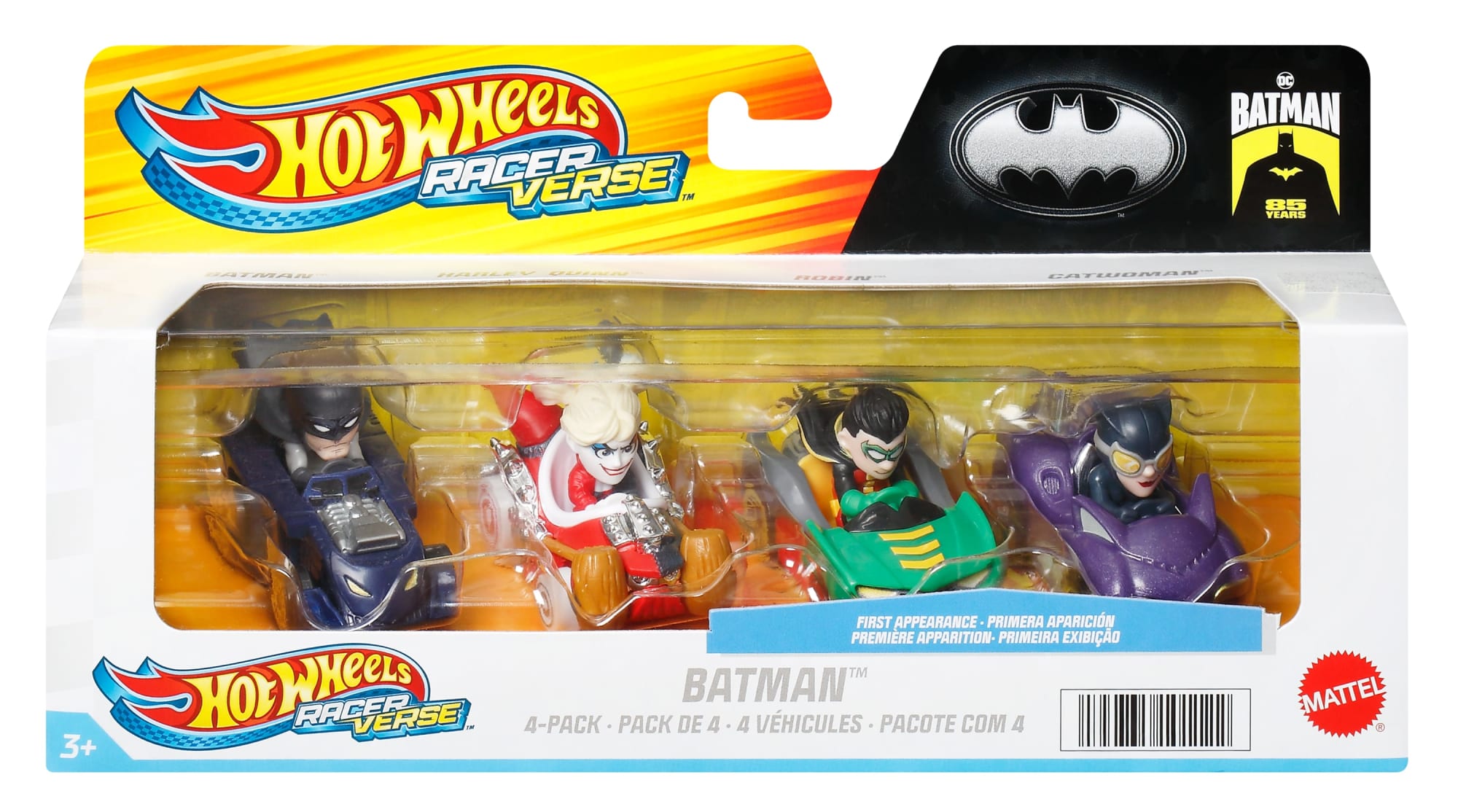 Hot Wheels Racerverse. Set Of 4 Die-Cast Hot Wheels Cars With Pop Culture Characters As Drivers - Image 6
