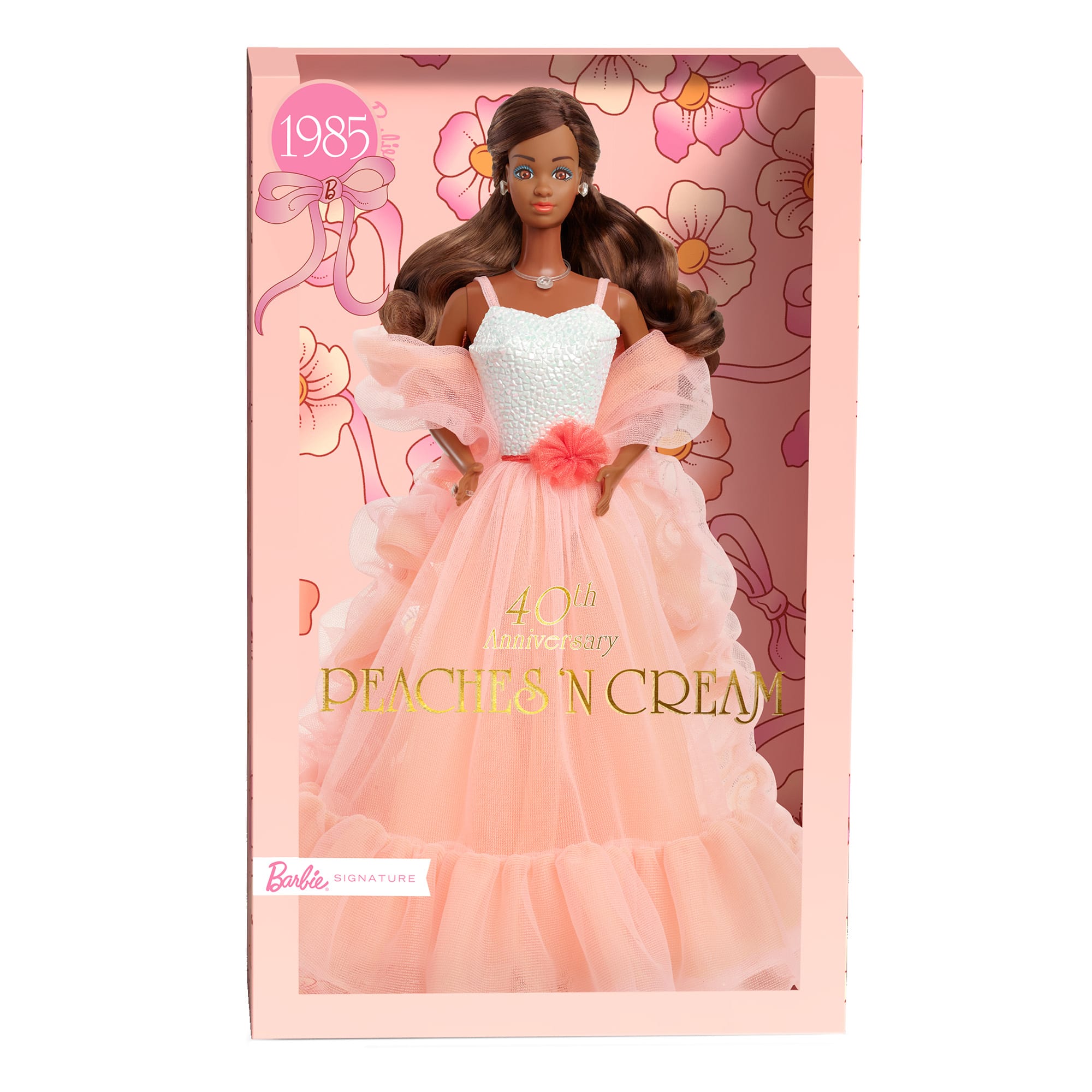 Peaches 'n Cream Barbie Doll. Brown Hair - Image 16