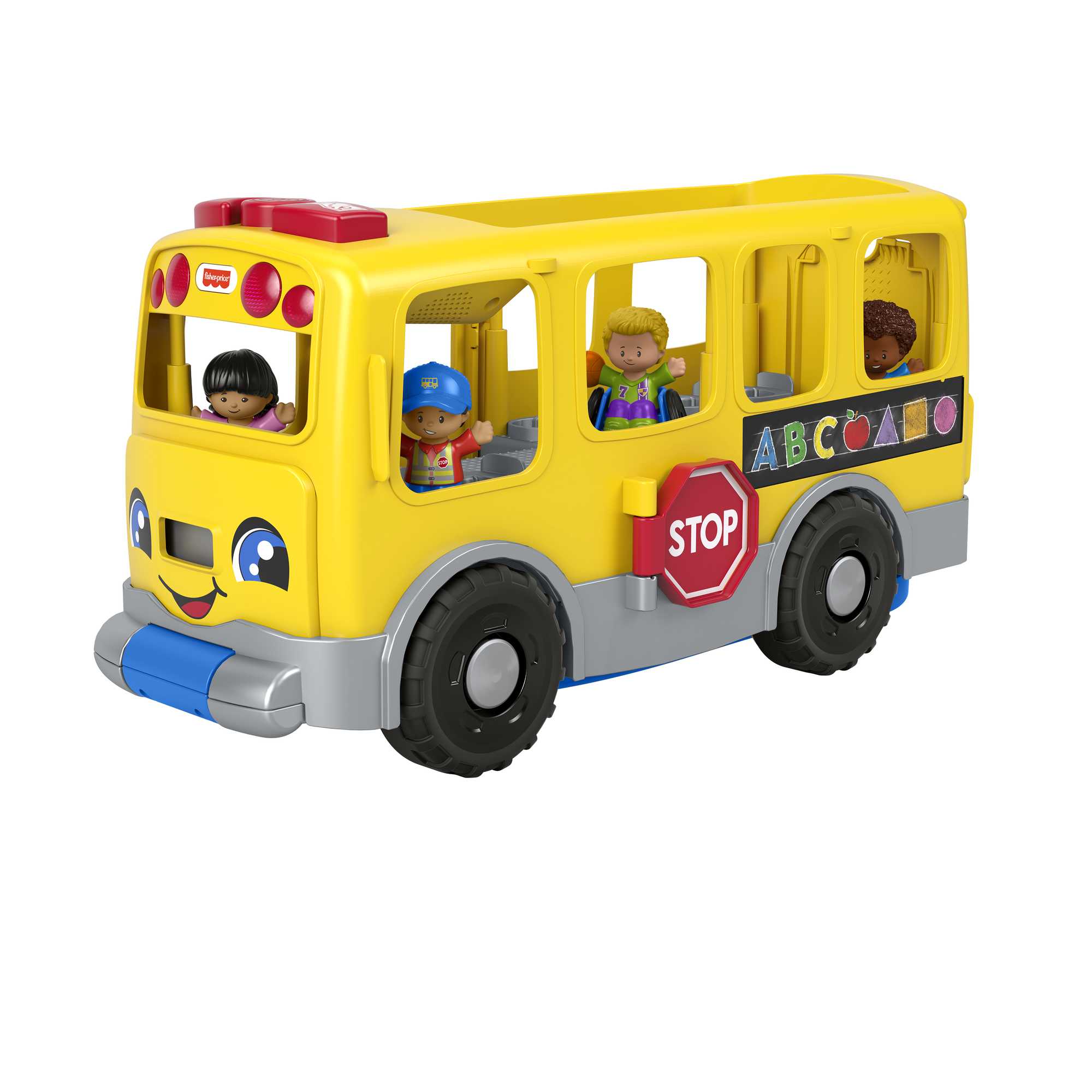 Fisher-Price Little People Gros Autobus Scolaire Jaune Version Anglaise et Française - Image 5