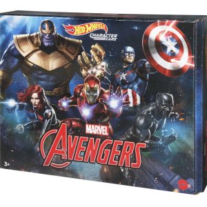 Hot Wheels Character Cars Marvel Avengers 5 Pack Vehicles