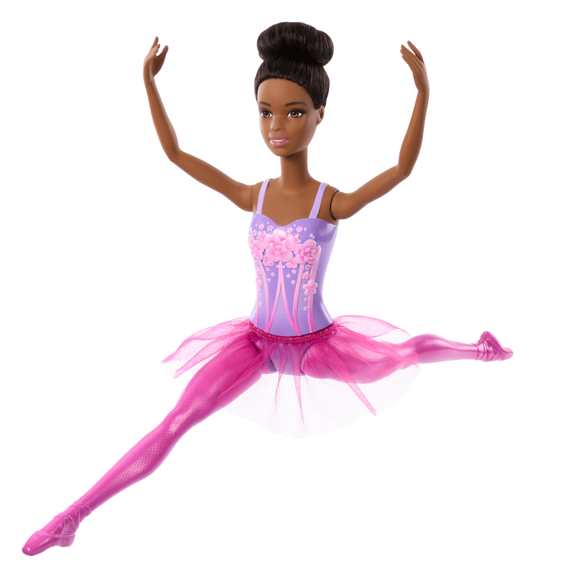Barbie Ballerina Doll. Brunette Fashion Doll Wearing Purple Removable Tutu - Image 4