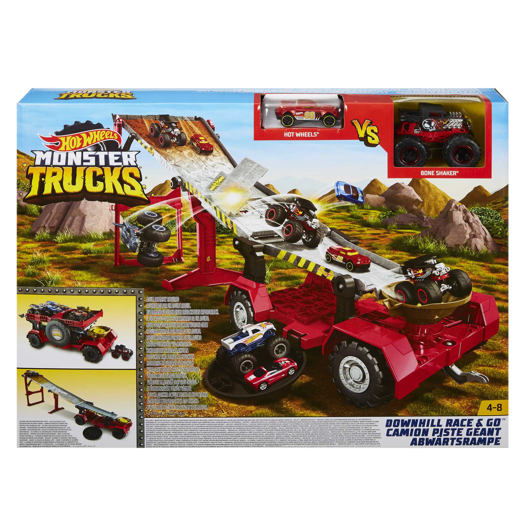 Hot Wheels Monster Trucks Coffret de Jeu Course de descente - Image 6