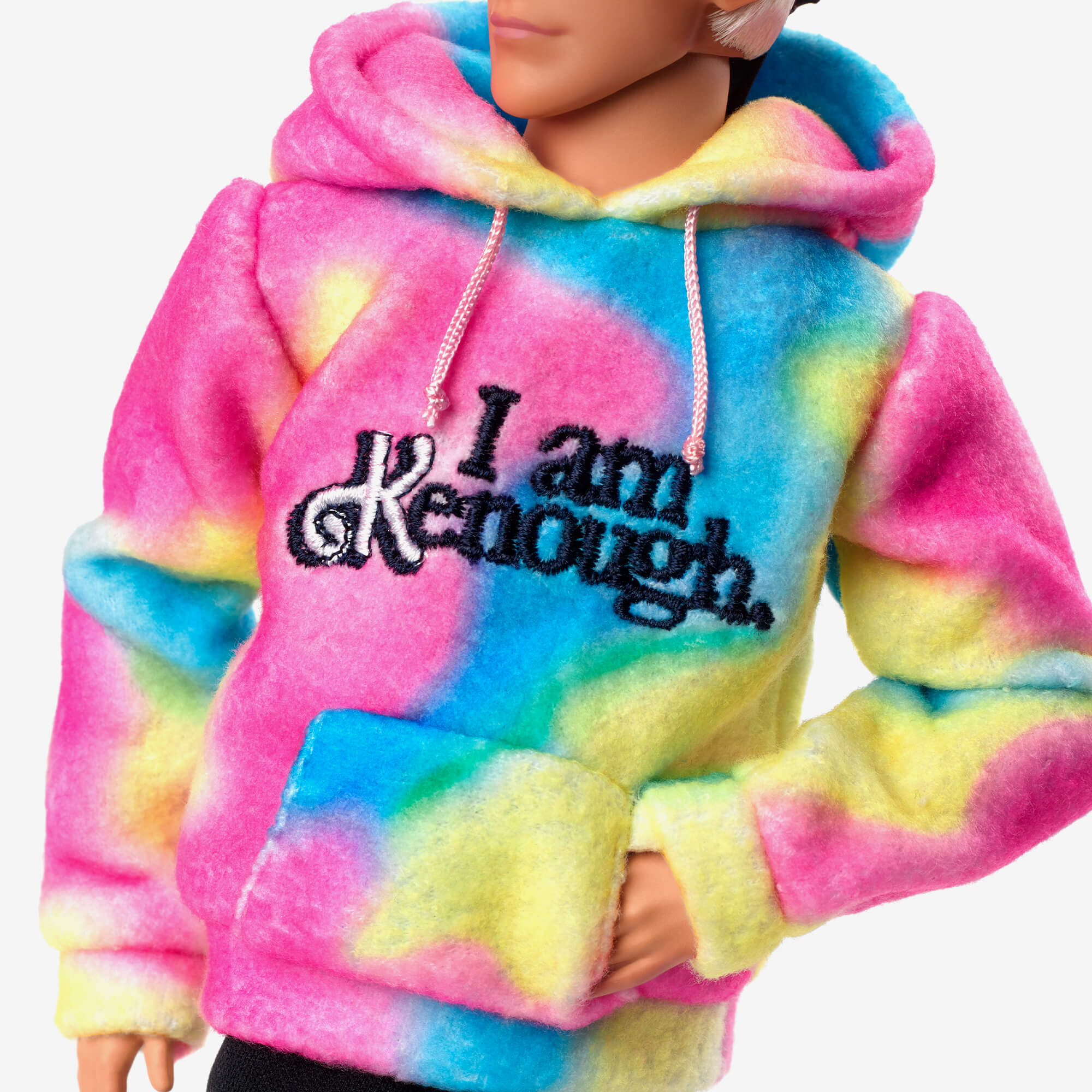 Ken Doll Wearing I Am Kenough Hoodie – Barbie The Movie - Image 13