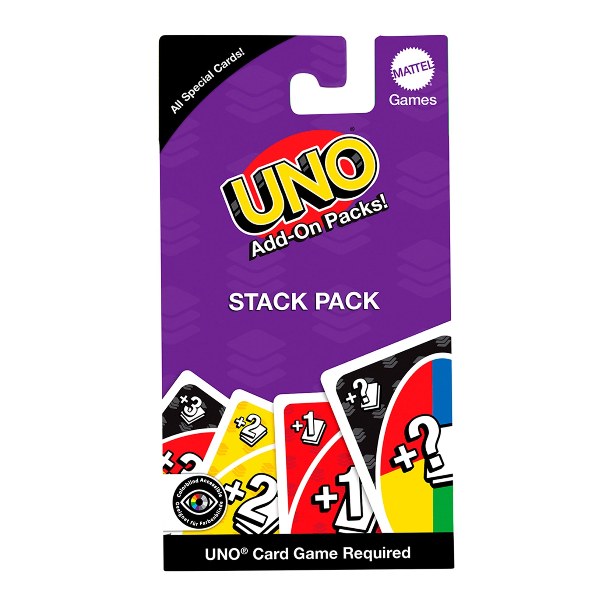 UNO Add-On-Packs Stack Pack Card Game For Kids. Family & Game Nights. Travel. Camping & Parties