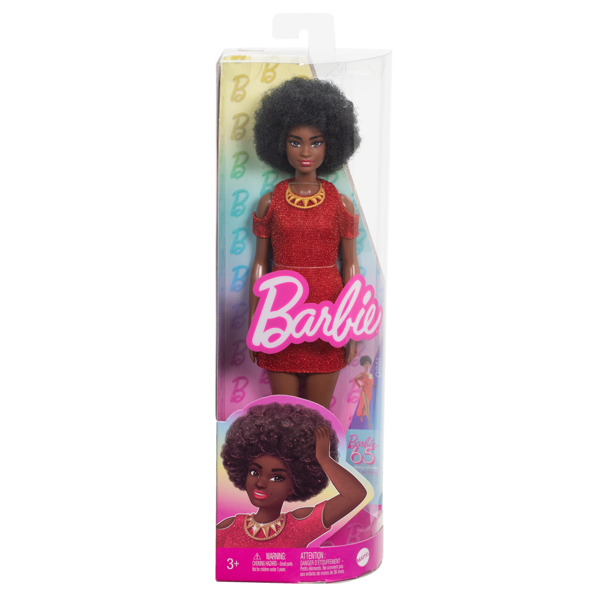 Barbie Fashionista Muñeca Vestido Rojo Brillante - Image 6
