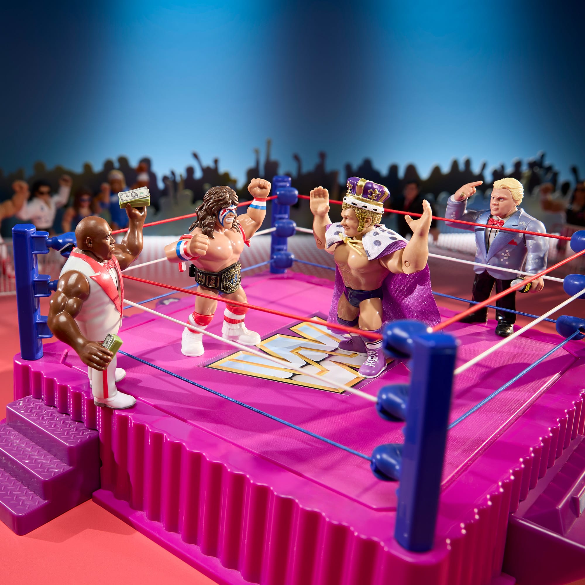 WWE Official Retro 4-Pack Action Figures - Image 3