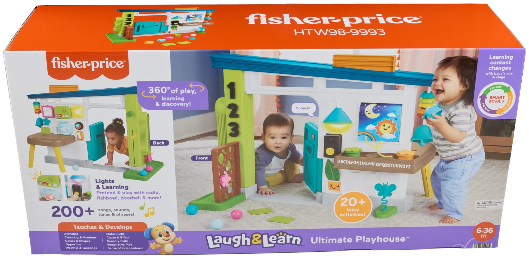 Fisher-Price Laugh & Learn Ultimate Playhouse Baby & Toddler Electronic Learning Toy - Image 6