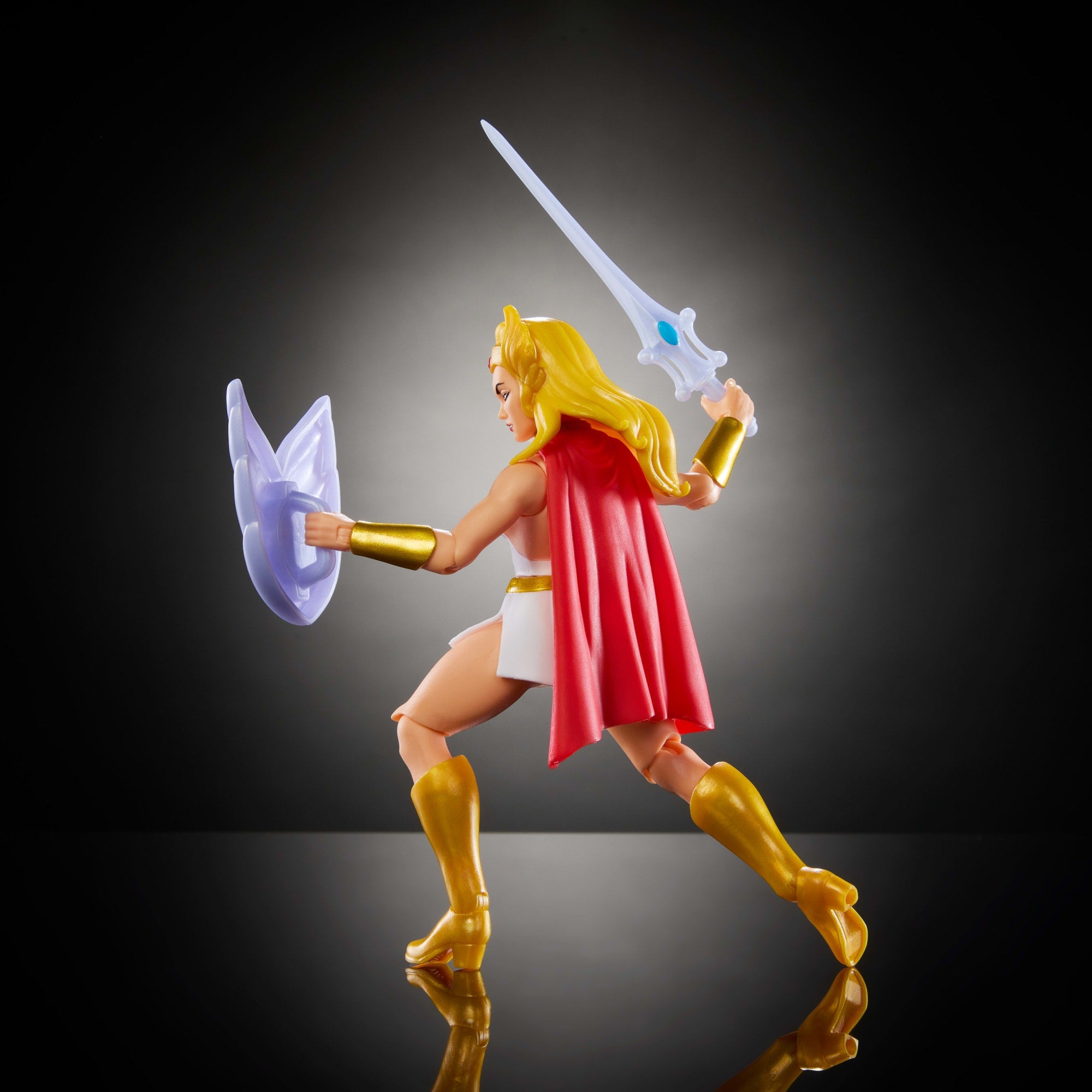 Masters of the Universe Origins Figura de Acción Cartoon Collection She-Ra de 5.5 pulgadas - Image 6