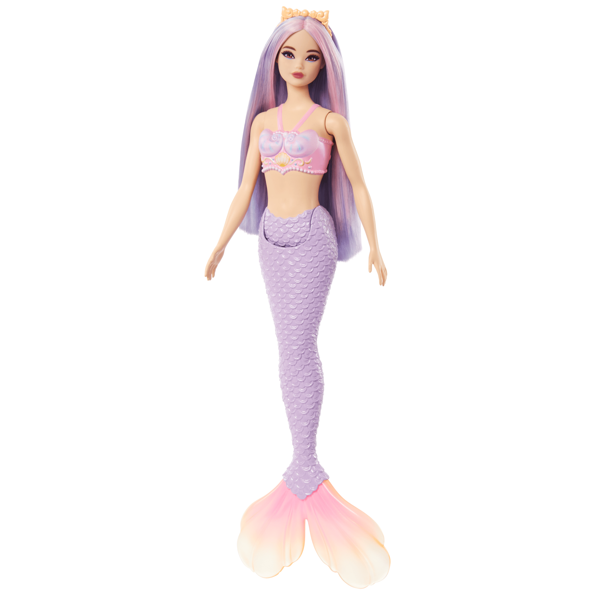 Barbie Fantasía Muñeca Sirena Cabello Lila - Image 4