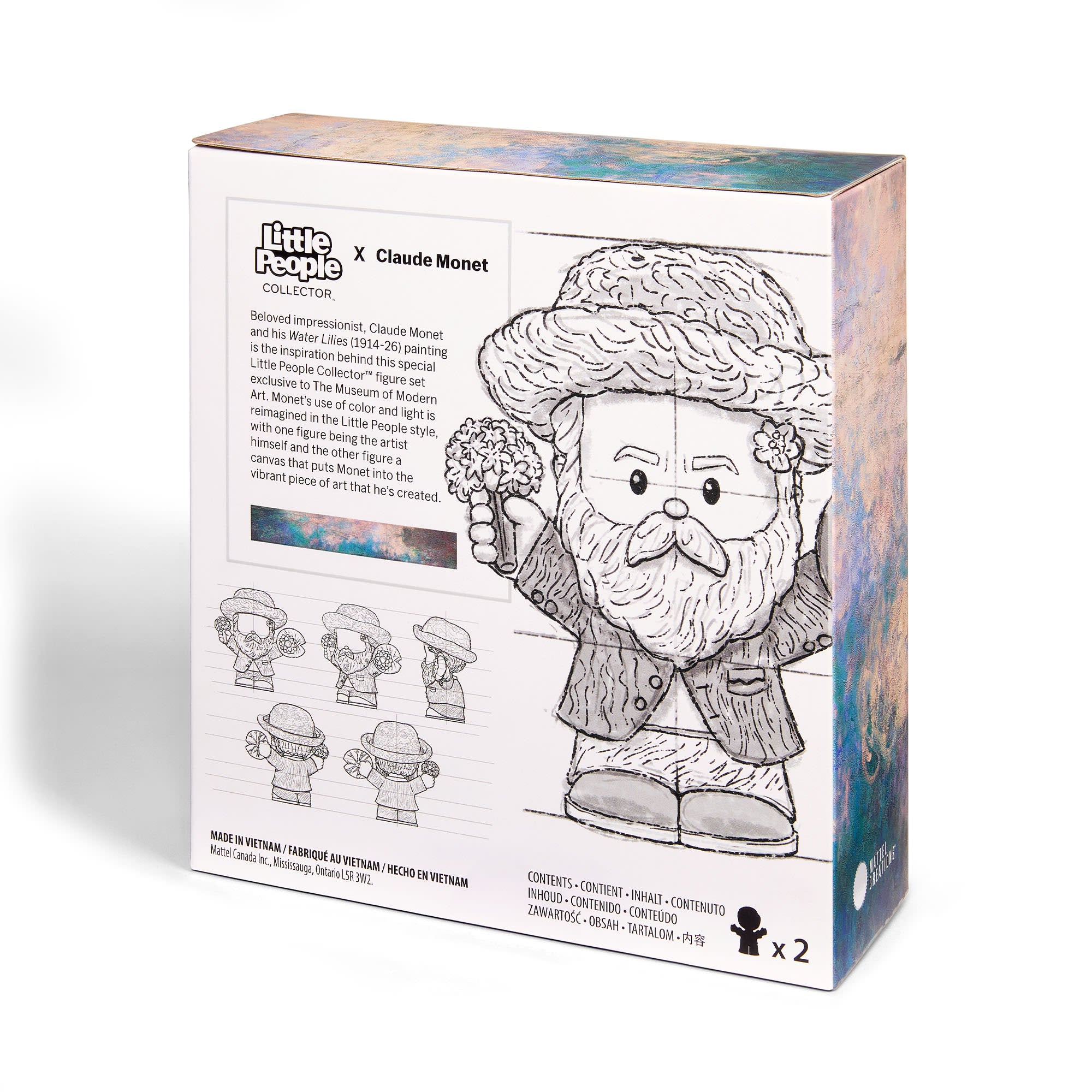Little People Collector x MoMA Claude Monet Figure Set - Image 14