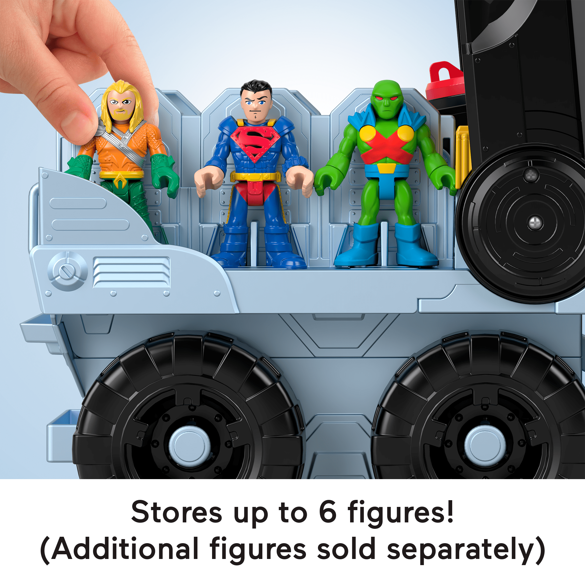 Imaginext DC Super Friends Transforming Bat-Tank With Batman Figure. Lights & Sounds - Image 5