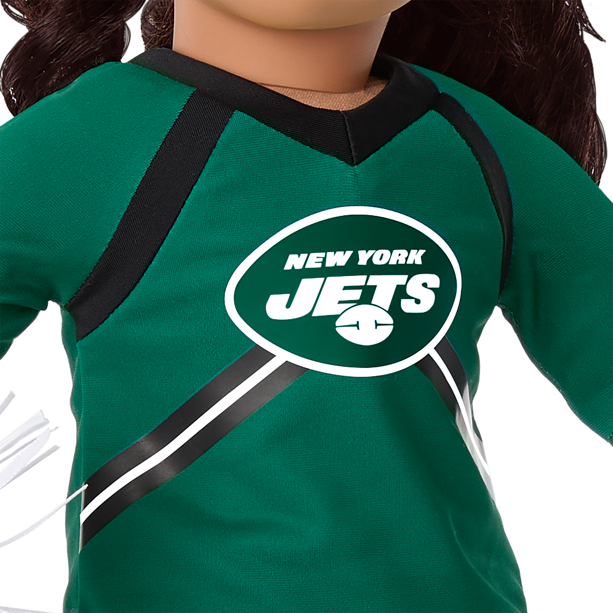 American Girl® x NFL New York Jets Cheer Uniform for 18-inch Dolls - Image 5