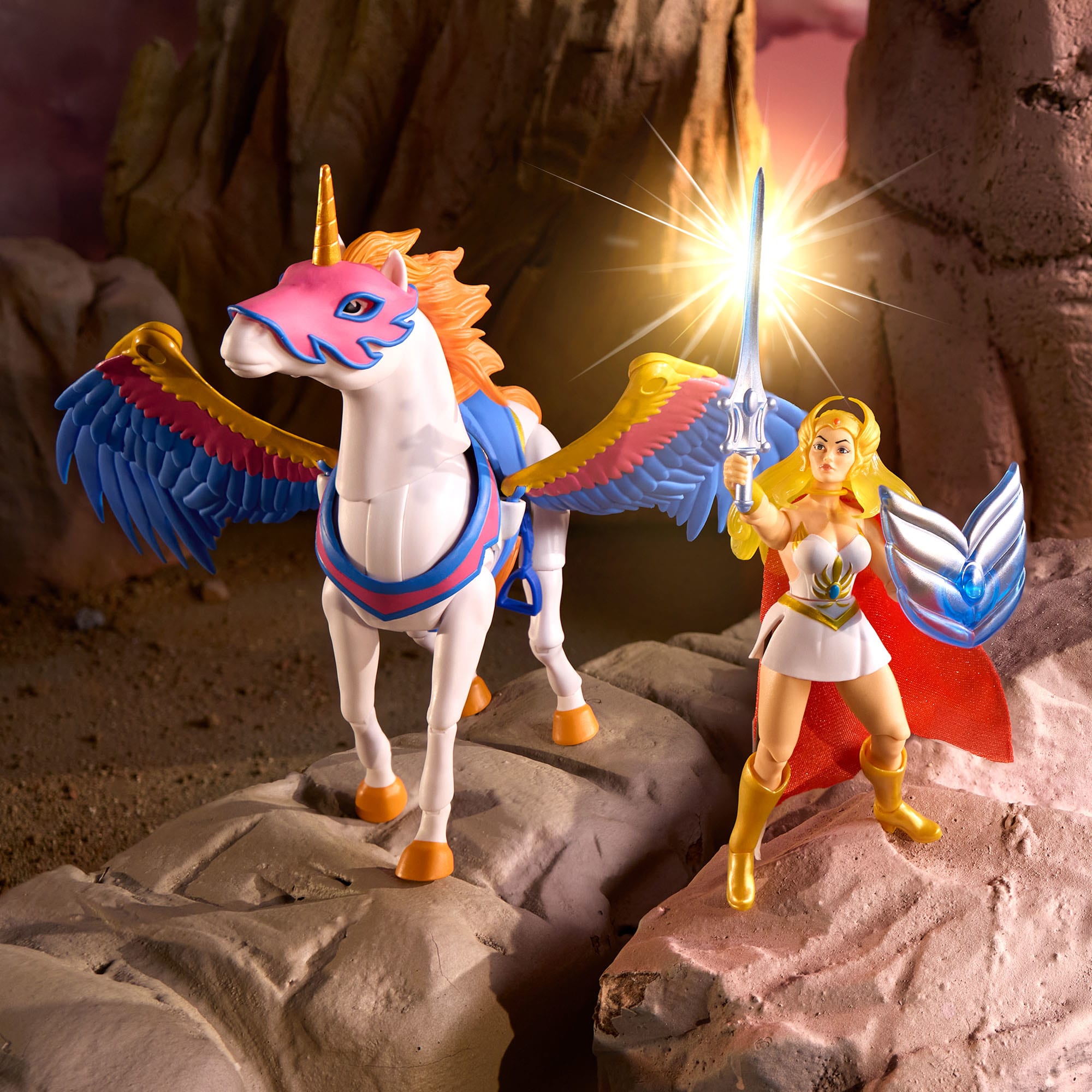 Masters of the Universe Origins She-Ra and Swift Wind 2-Pack - Image 2
